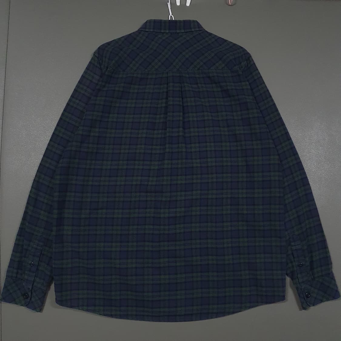 L (100) 칼하트 WIP L/S 숀 셔츠 블랙와치 타탄체크 남방 상품이미지9