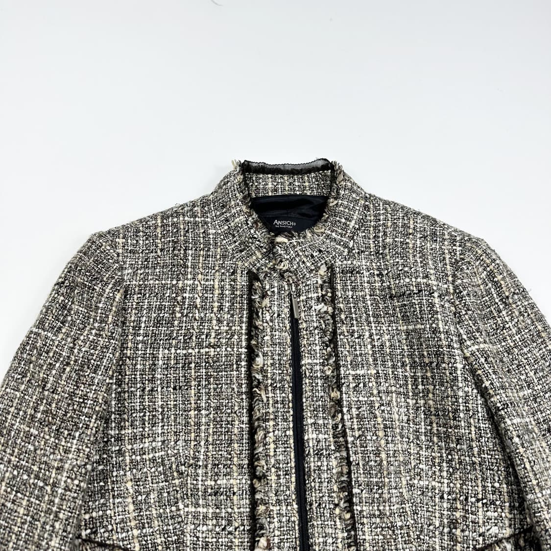 VTG 빈티지 우먼 트위드 패턴 자켓 (XS 여성추천) 상품이미지1