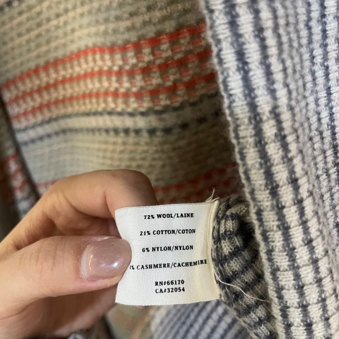 스패로우 빈티지 스트라이프 패턴 니트 롱 가디건 M 상품이미지6