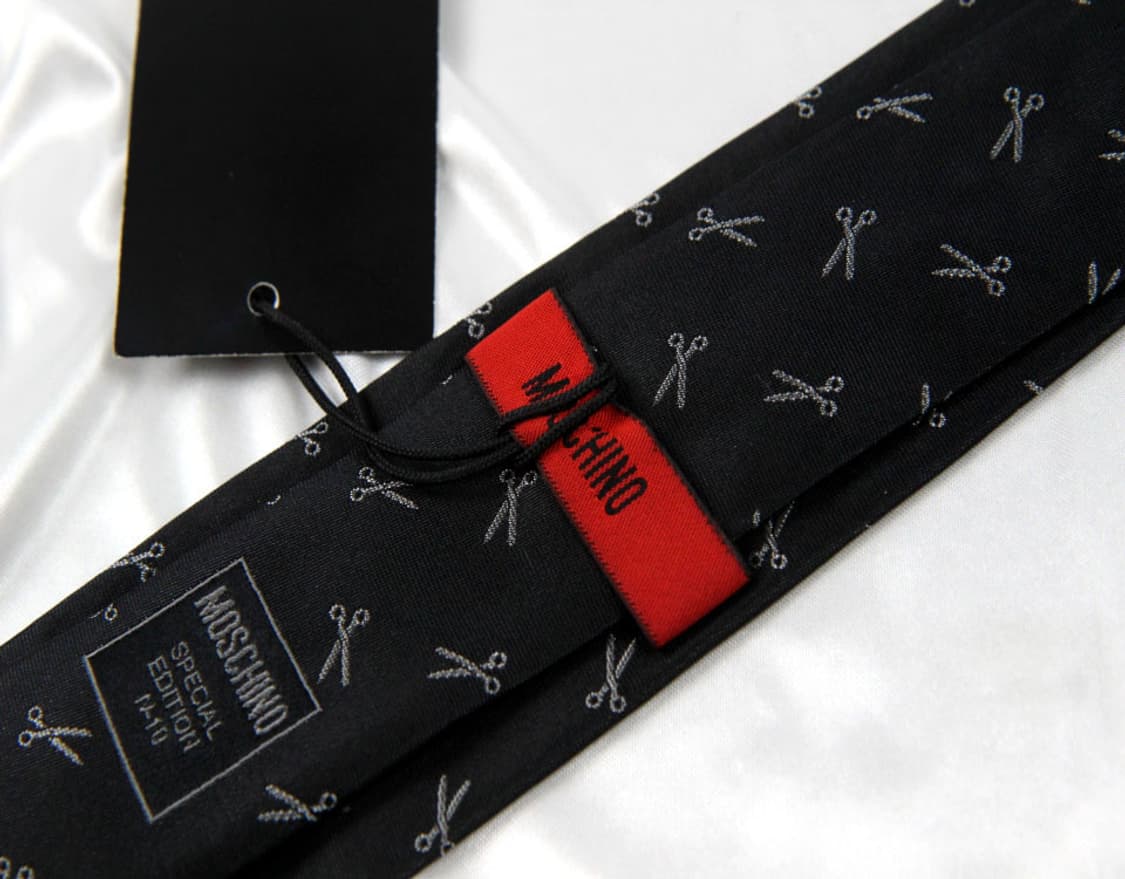 모스키노 6.4cm 신형 미사용 남자 명품 넥타이 상품이미지3