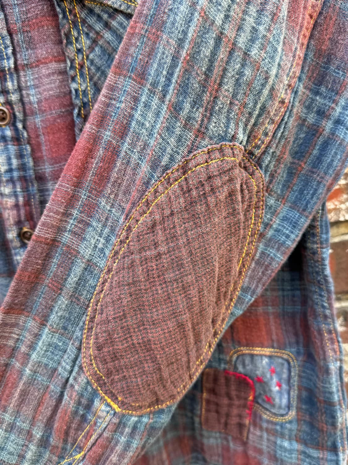 아비렉스 패치워크 체크셔츠  상품이미지7