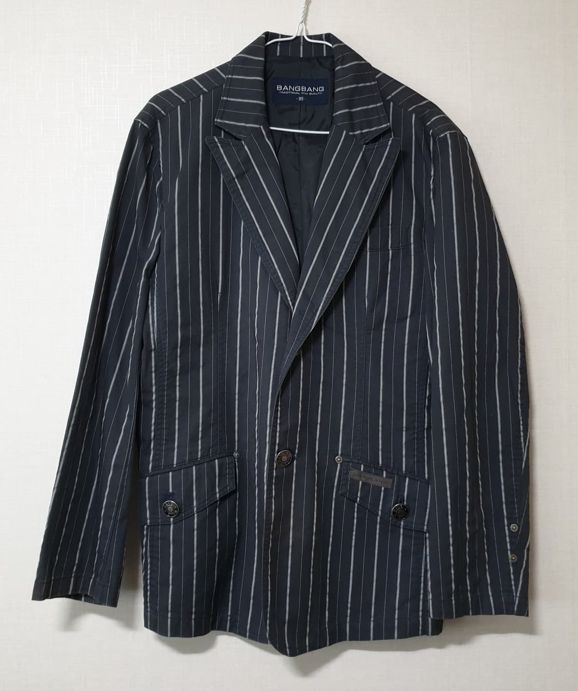뱅뱅 스트라이프 남성 자켓 95사이즈 상품이미지1