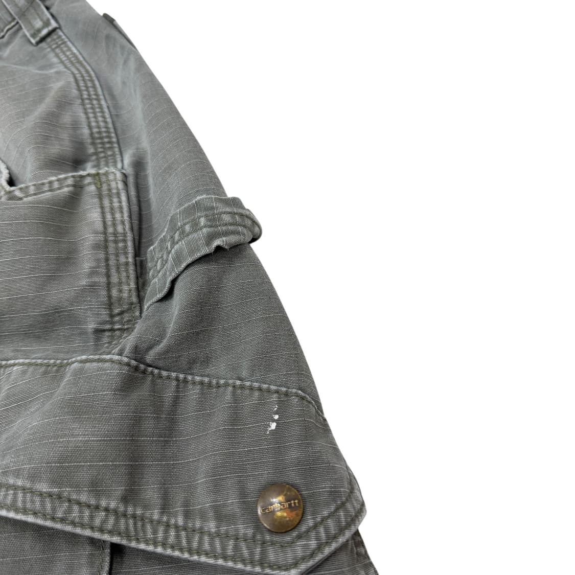 칼하트 빈티지 모스그린 카펜터 카고 쇼츠 반바지 30 상품이미지5