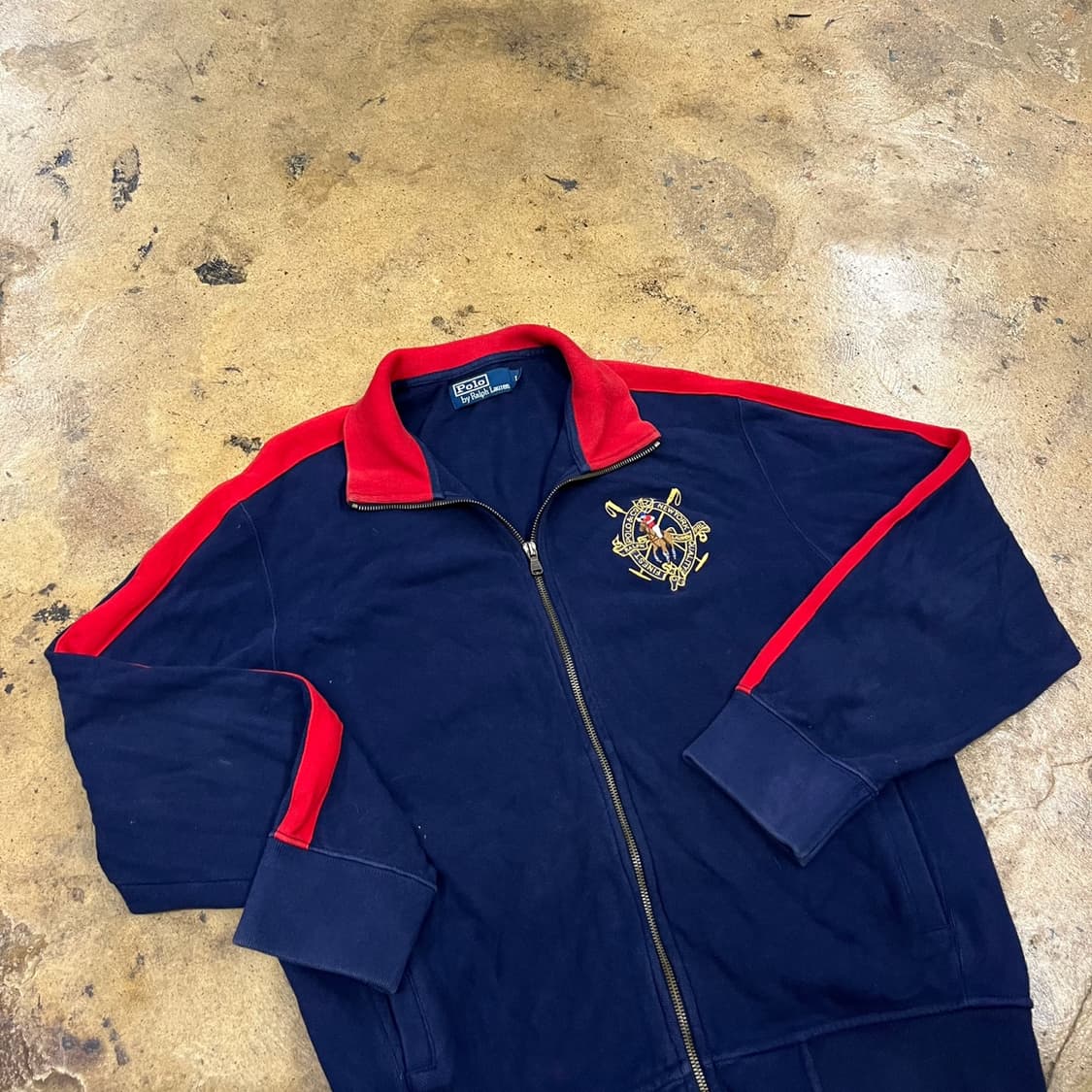 폴로 랄프로렌 네이비 레드 집업  상품이미지1