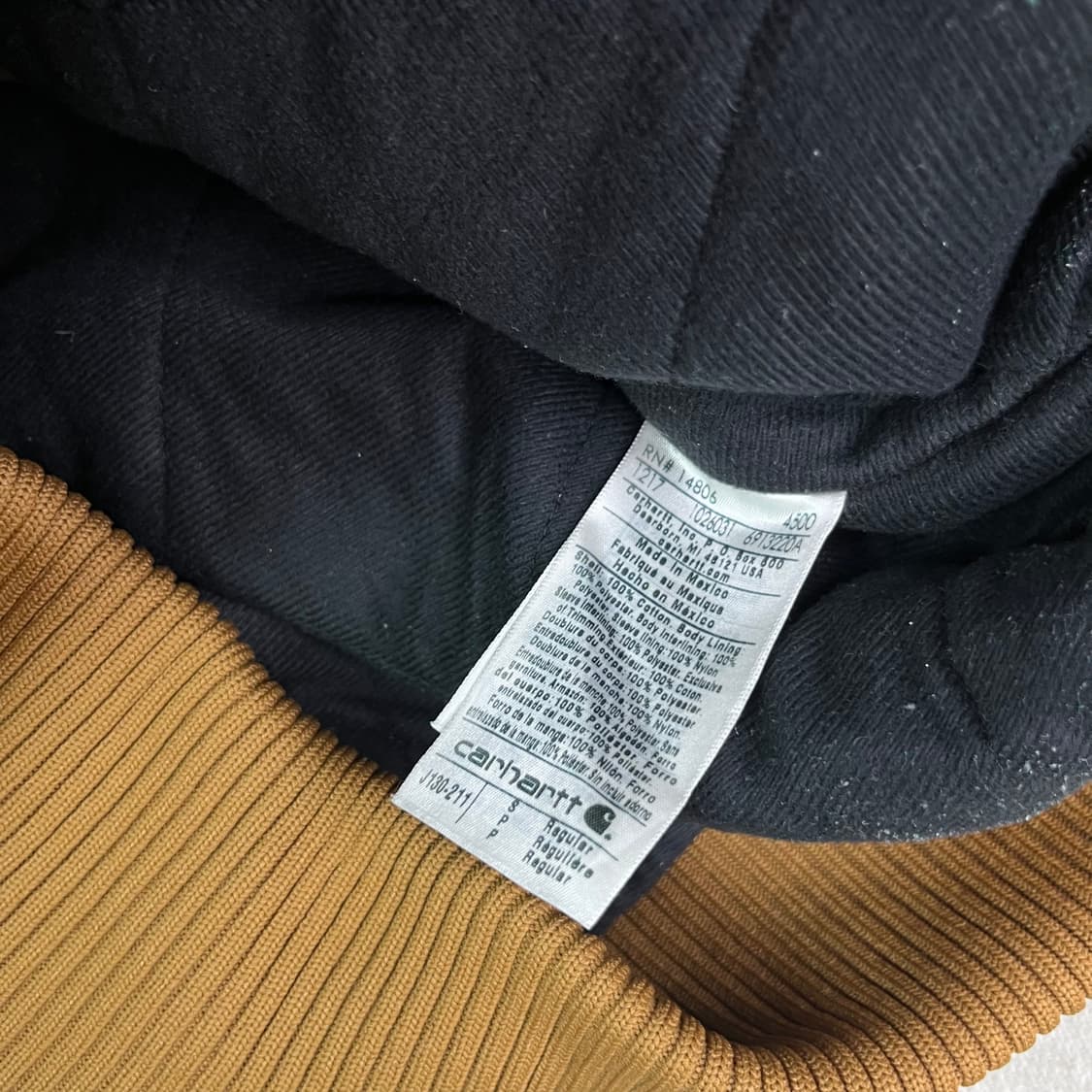 100 칼하트 J130 샌드스톤 액티브 워크자켓 상품이미지5