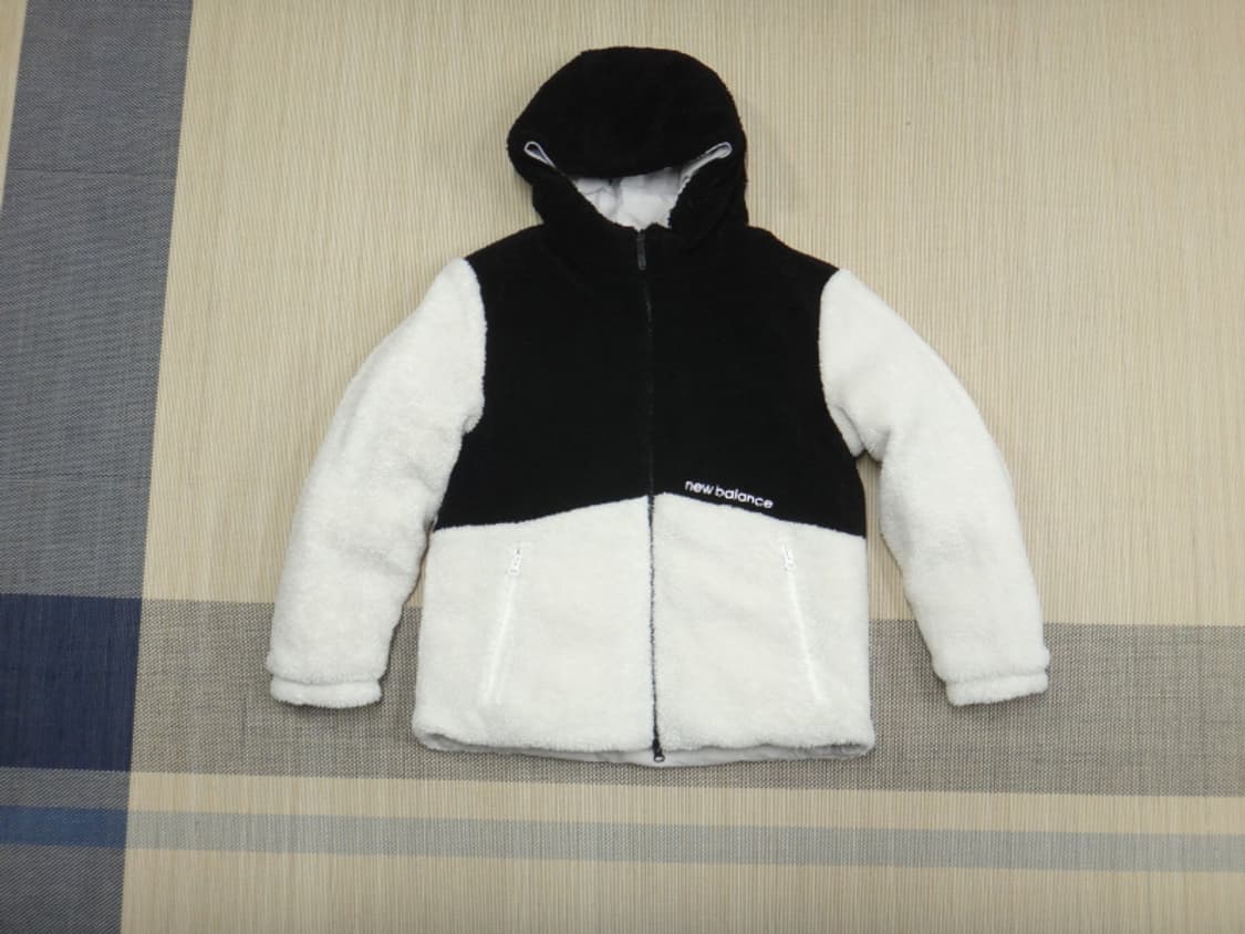 (M/95) 뉴발란스 컬러블록 플리스 리버서블 다운 점퍼 상품이미지3