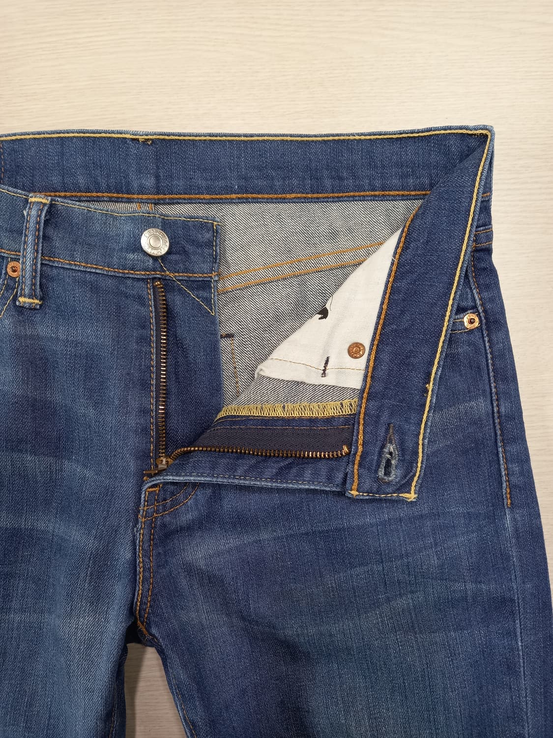 32 리바이스510 워싱 스판 슬림일자진 32-342 상품이미지7