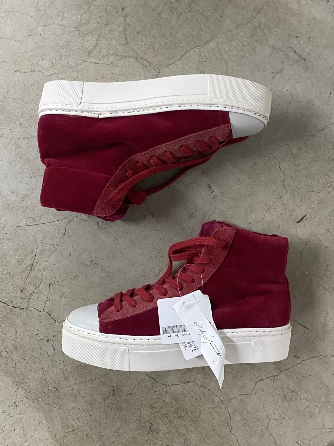 요지 야마모토 레귤레이션 플랫폼 하이탑 상품이미지2