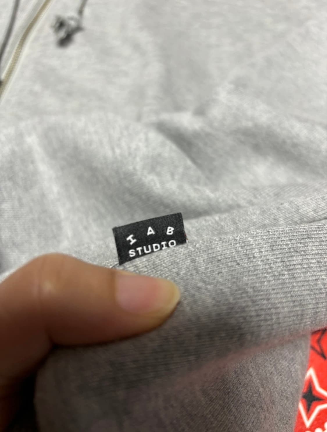 아이앱 그레이 후드집업 상품이미지3