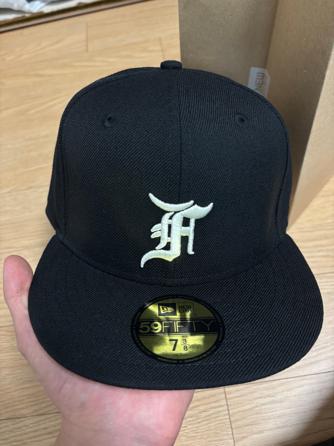 뉴에라 피어오브갓 콜라보 블랙 738 풀박스 상품이미지1