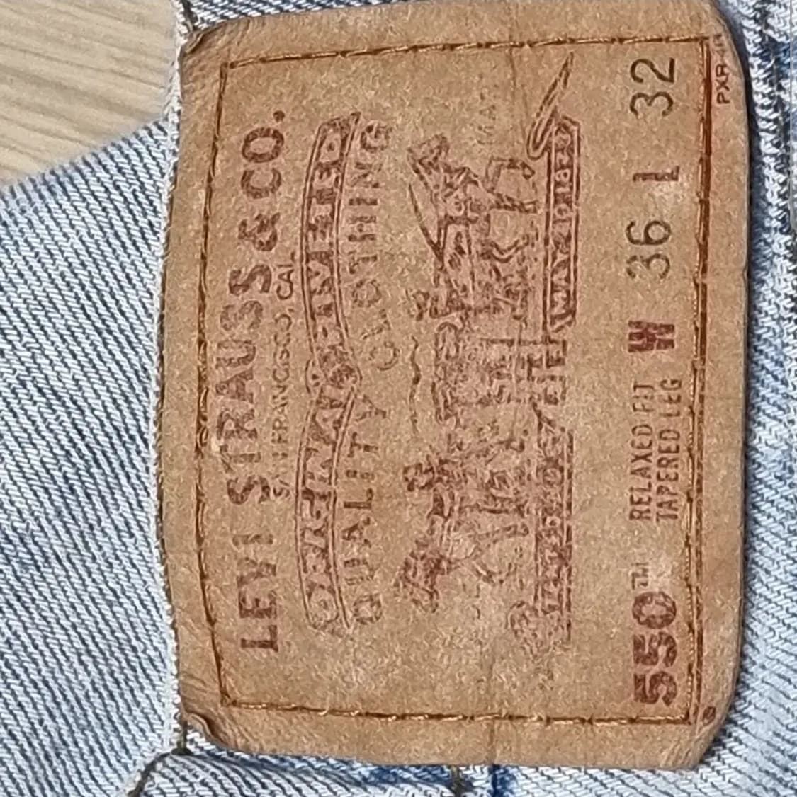 리바이스usa 80s 550 청바지(33) 상품이미지5