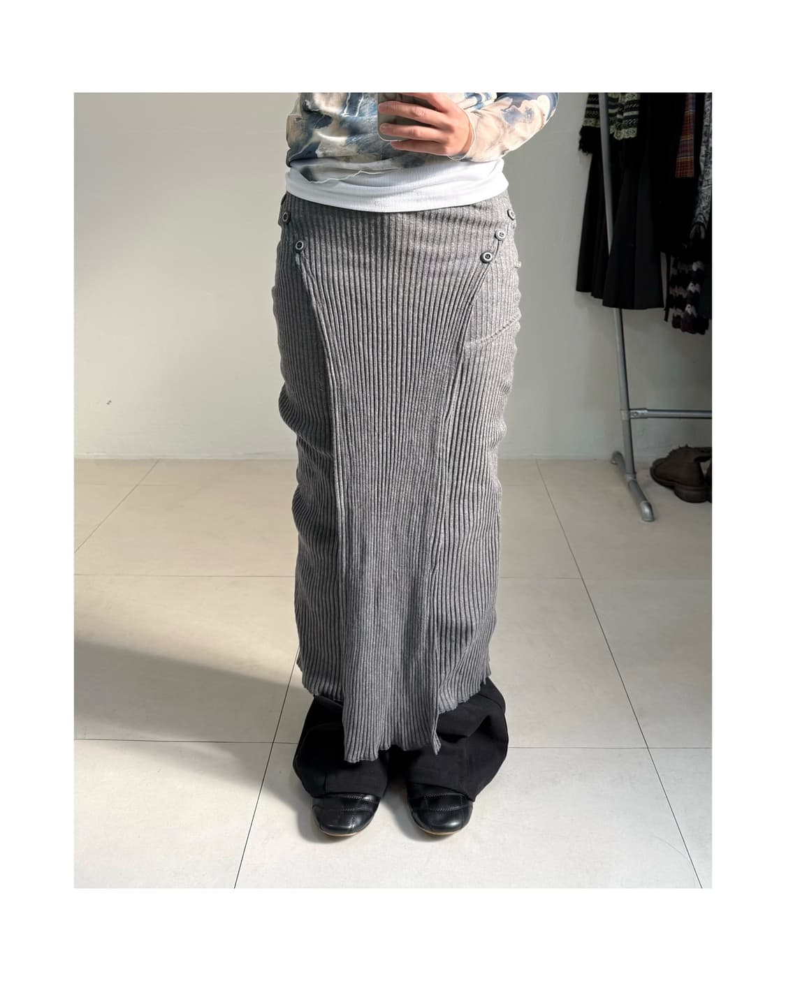 빈티지 롱 스커트 상품이미지3