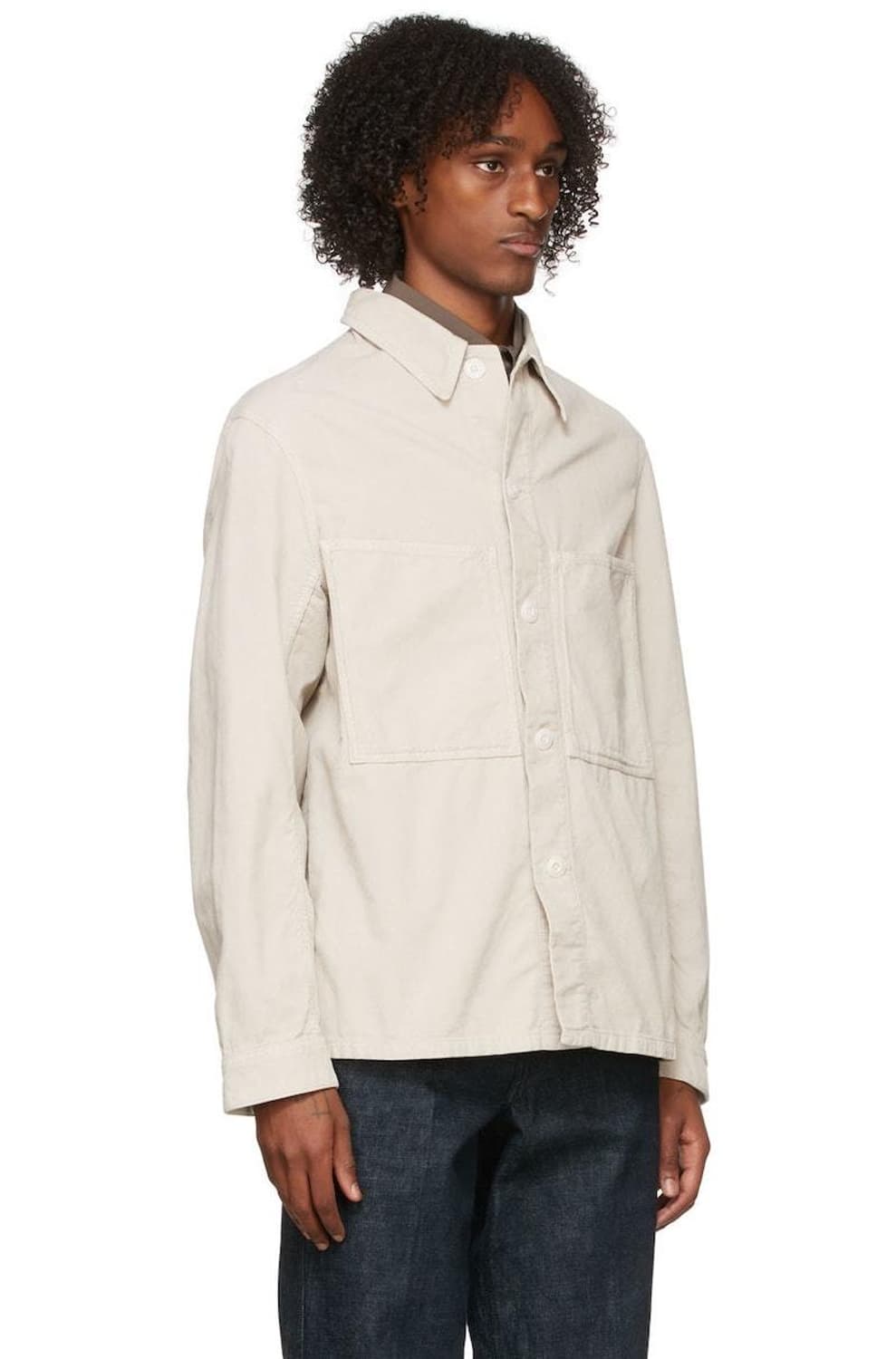 [48] 르메르 코튼 코듀로이 오버셔츠 플라스터 상품이미지2