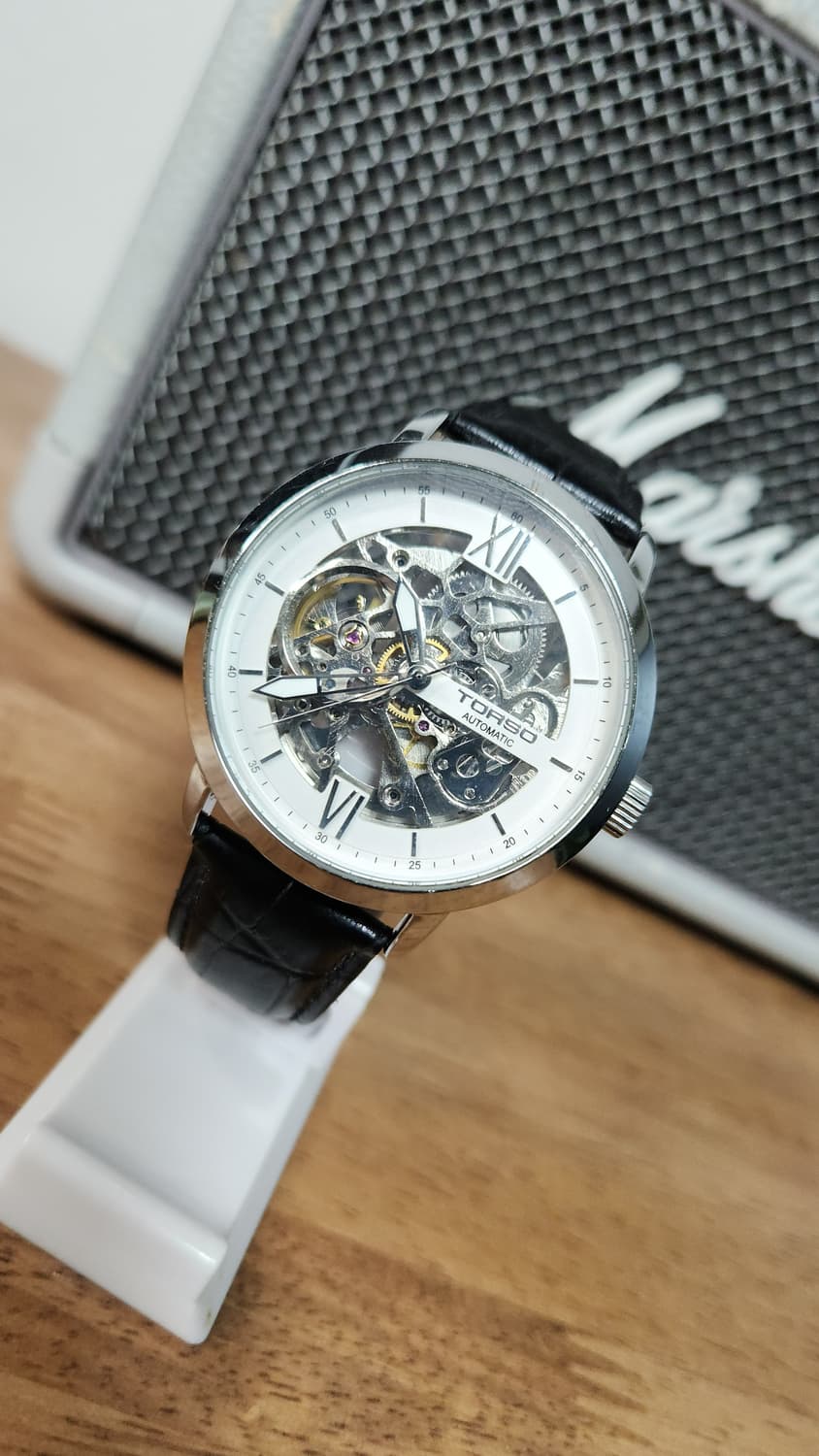# Torso(토르소) 스틸 시그니처 플렉스 오토매틱 가죽 명품시계 급처 상품이미지2