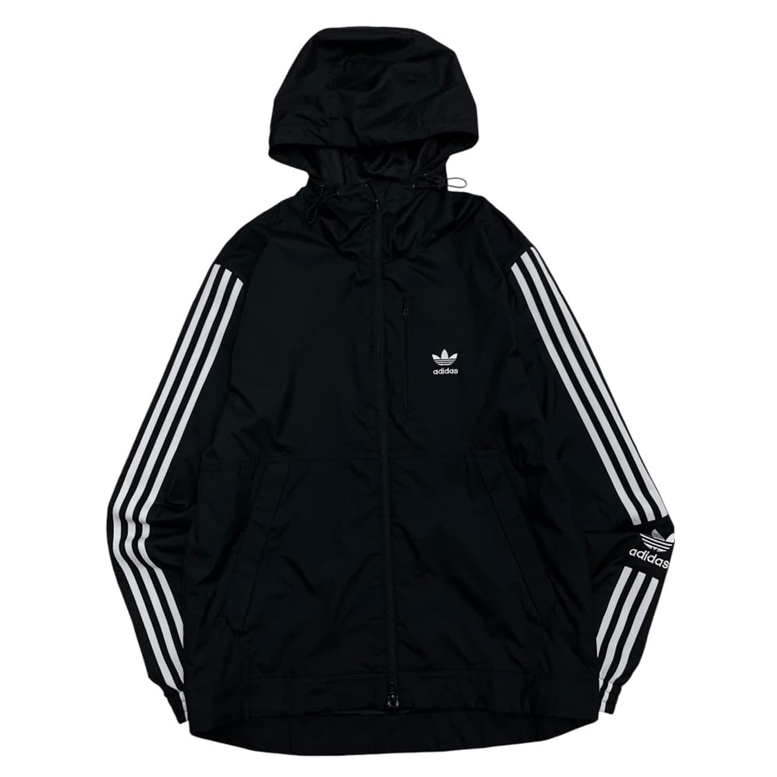 아디다스 화이트라인 락업 블랙 바람막이 M 상품이미지3