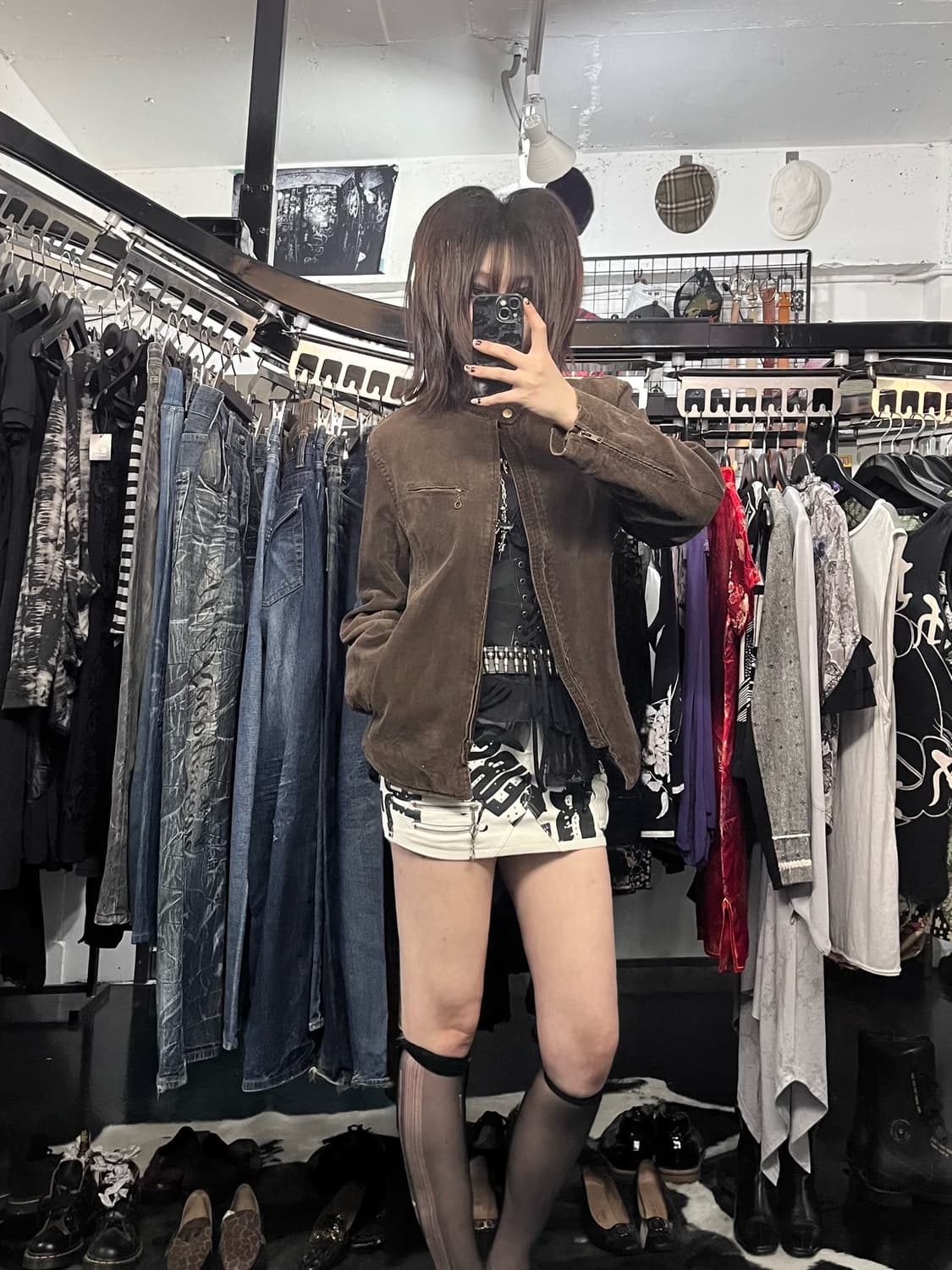 브라운 코듀로이 자켓 상품이미지2