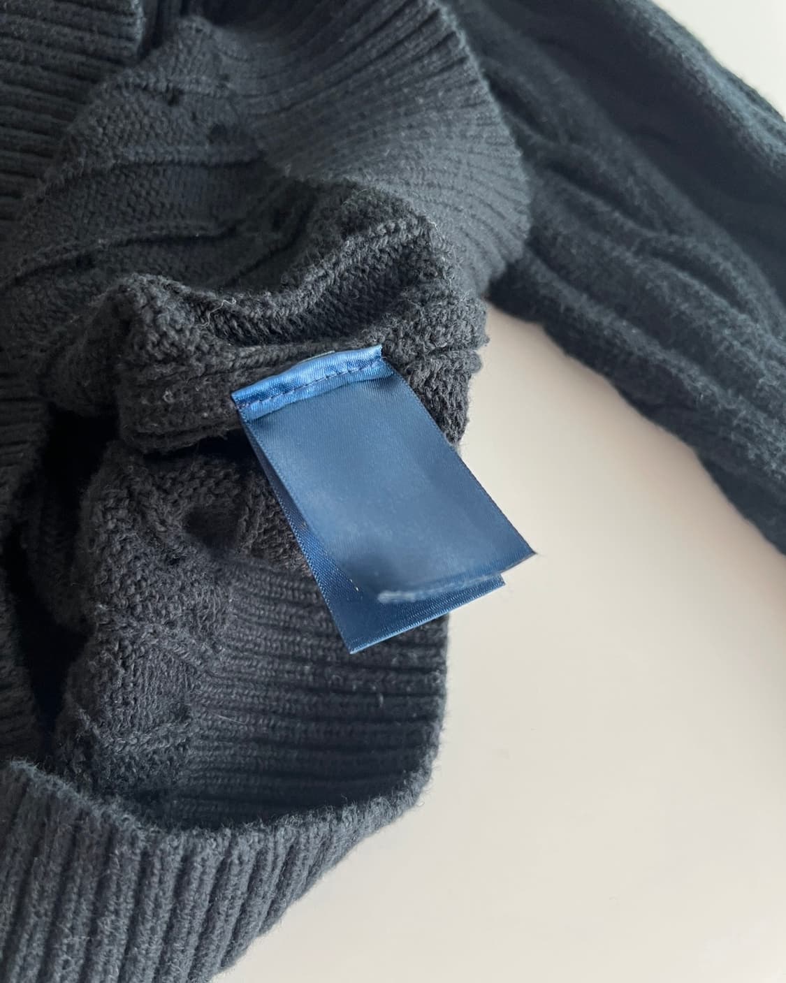 폴로 랄프로렌 블랙 케이블 니트 스웨터 m 상품이미지5