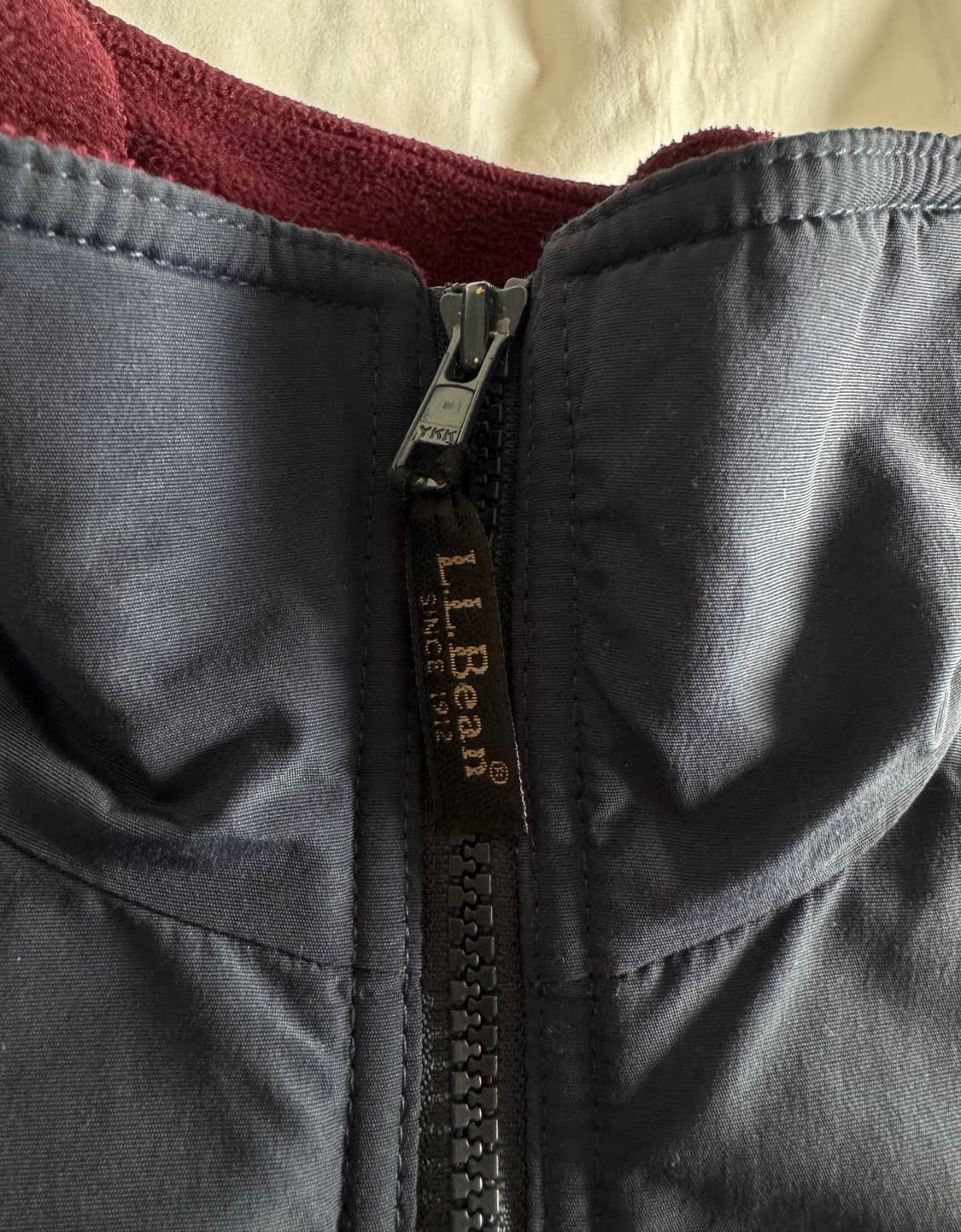 [L] 90s 엘엘빈 ll bean 웜업 자켓 네이비 상품이미지4