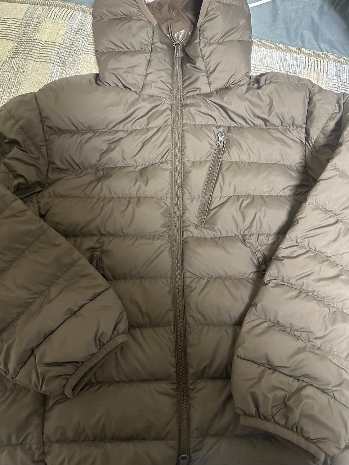 무탠다드 시티레저 후디드 라이트다운 브라운 M 상품이미지2