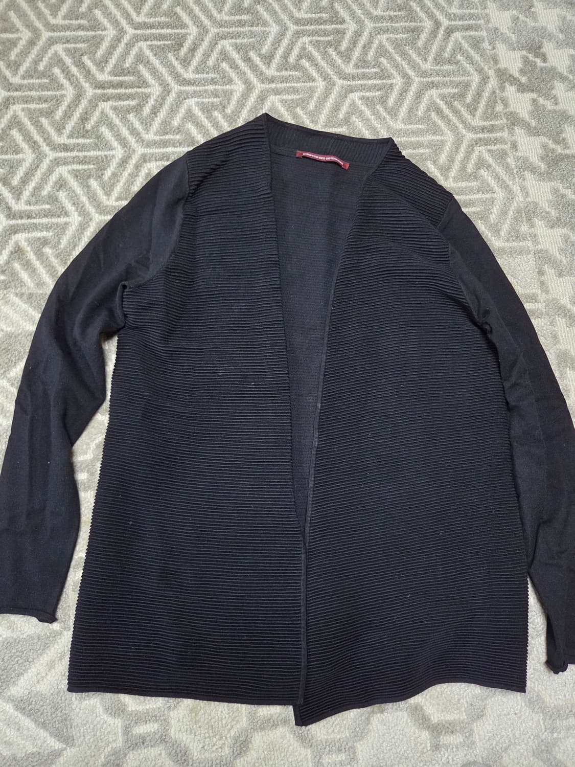 꼼뜨와 데 꼬또니에 블랙 니트 가디건 상품이미지1