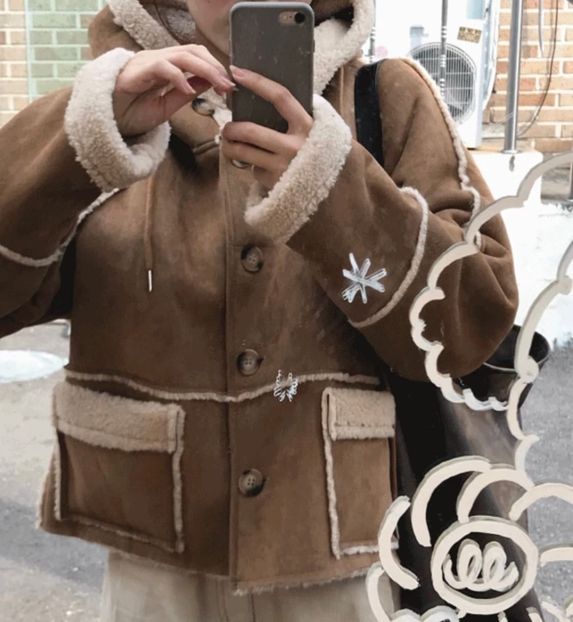 후드 무스탕 상품이미지2