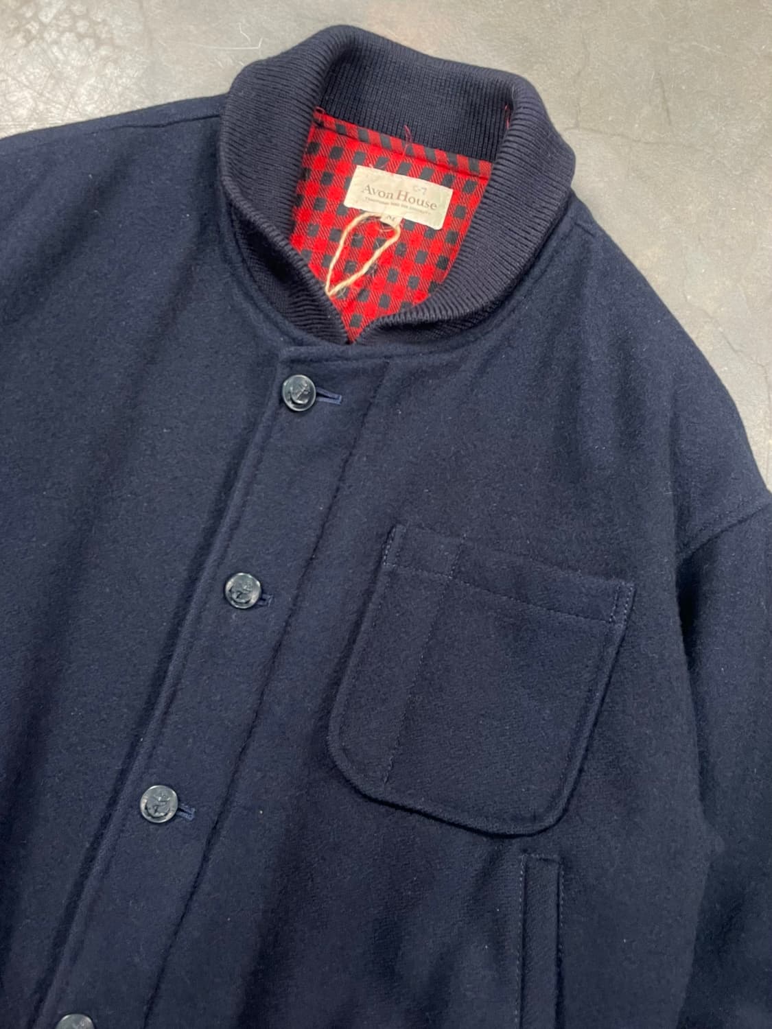 재팬 빈티지 울 봄버 자켓 상품이미지2