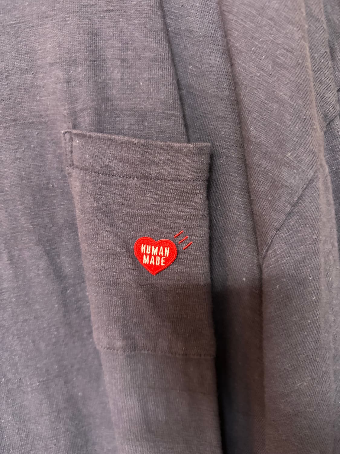 2XL) 휴먼 메이드 포켓 티셔츠 #2 네이비 상품이미지5