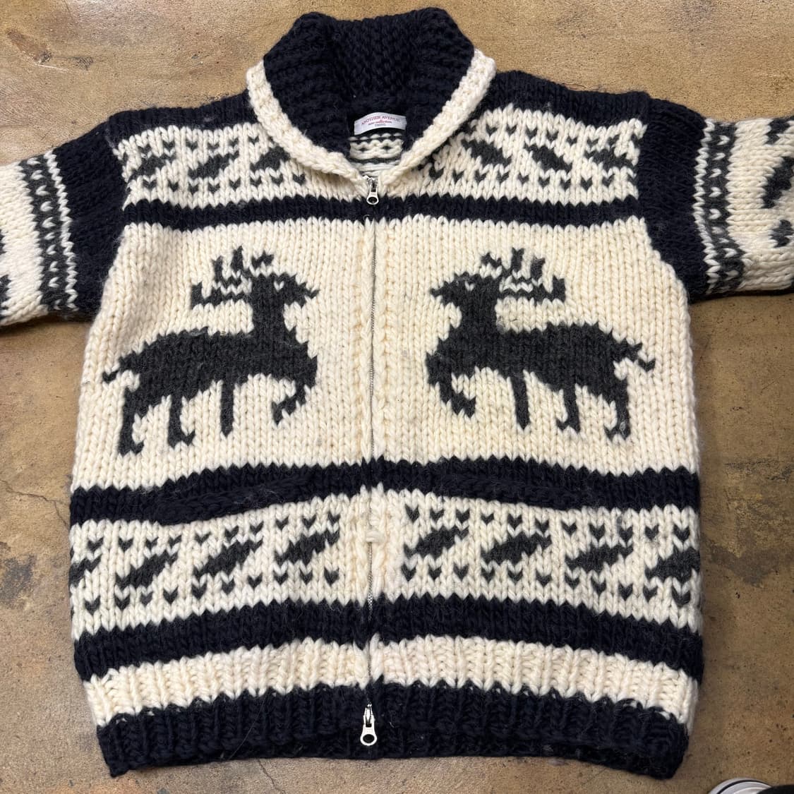 쿠앤쿠 모리 니트 집업 상품이미지3