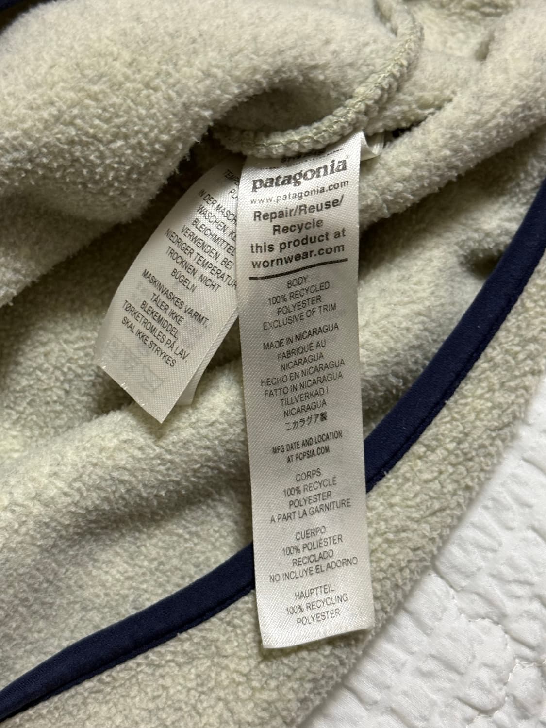 파타고니아 신칠라 오트밀 L 25년도 1월 구매 상품이미지3