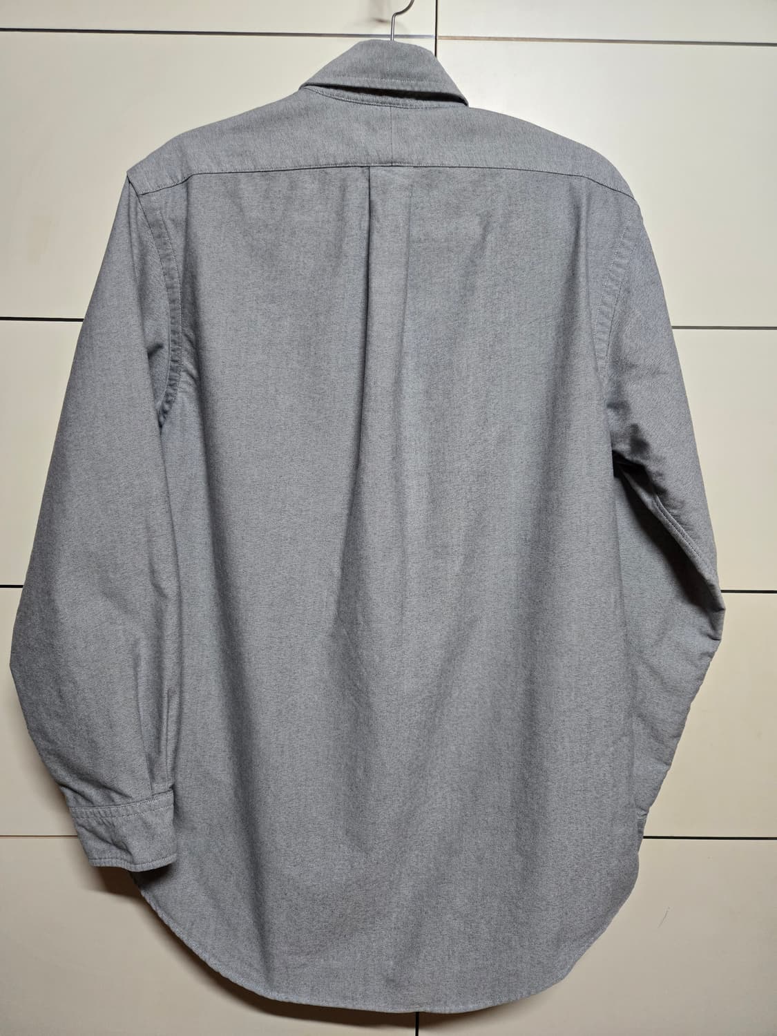 폴로 랄프로렌 신형 그레이 옥스포드 커스텀핏 셔츠 상품이미지6