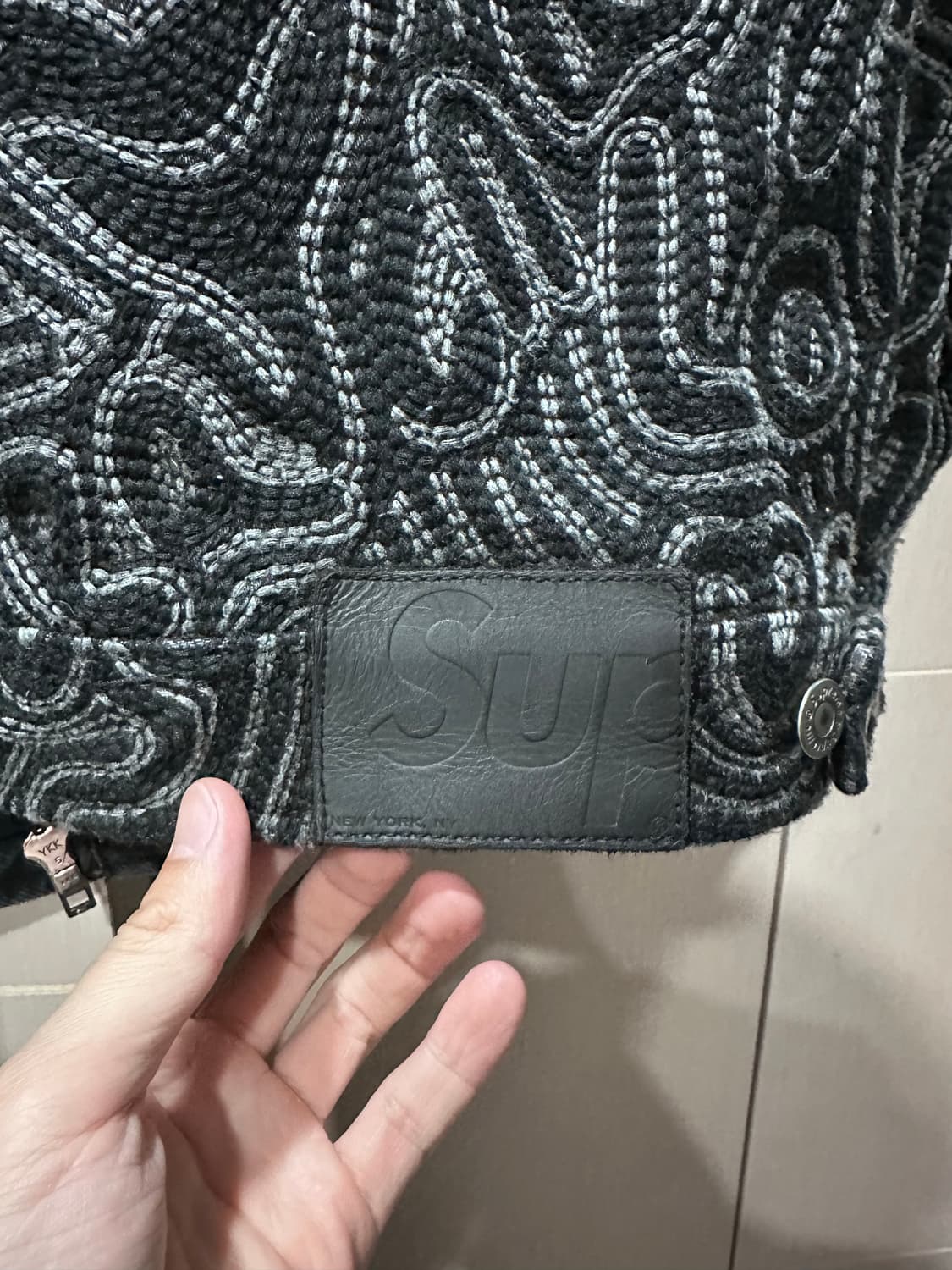 슈프림 자수자켓 xl 상품이미지4