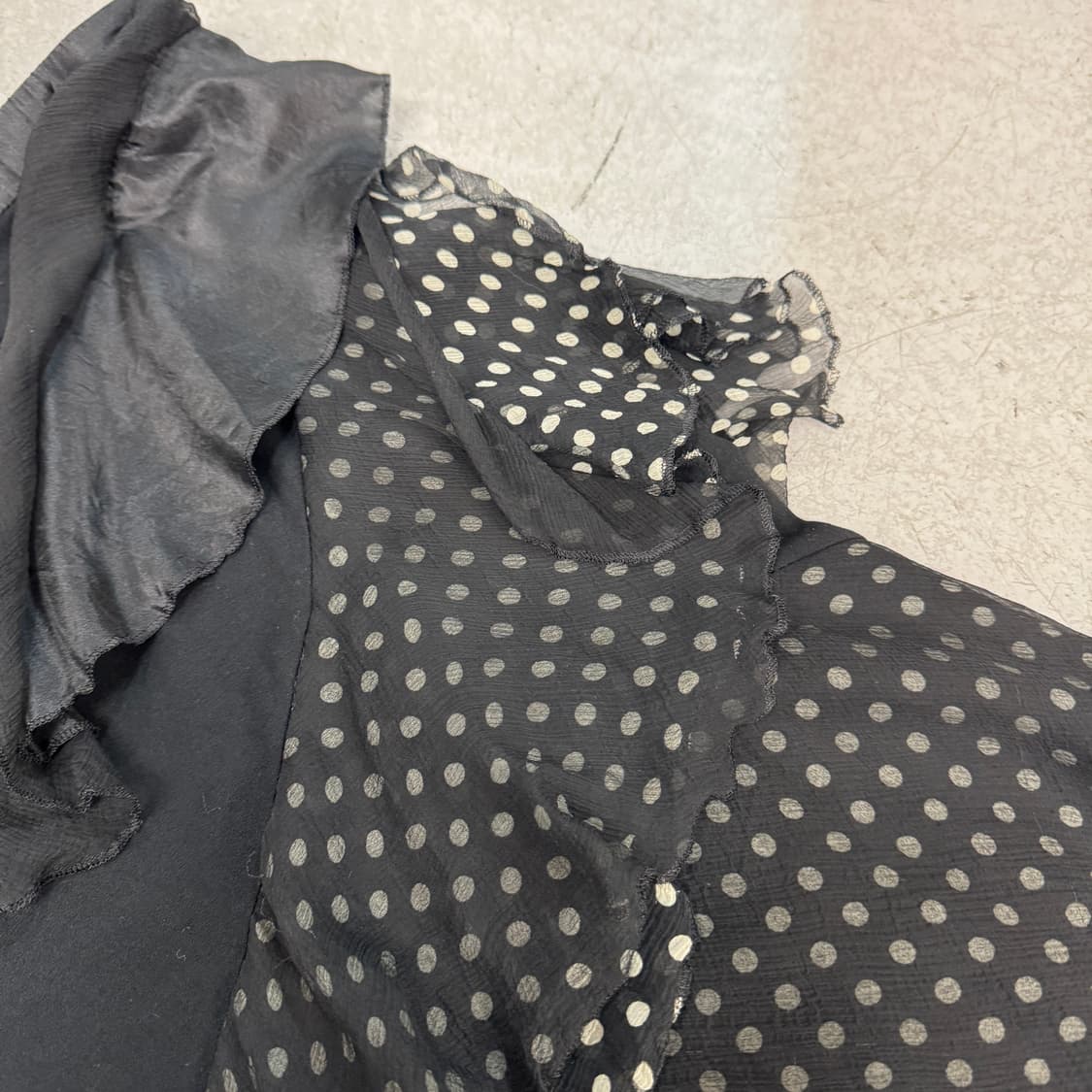 90s 이세이미야케 도트 스커트 상품이미지3