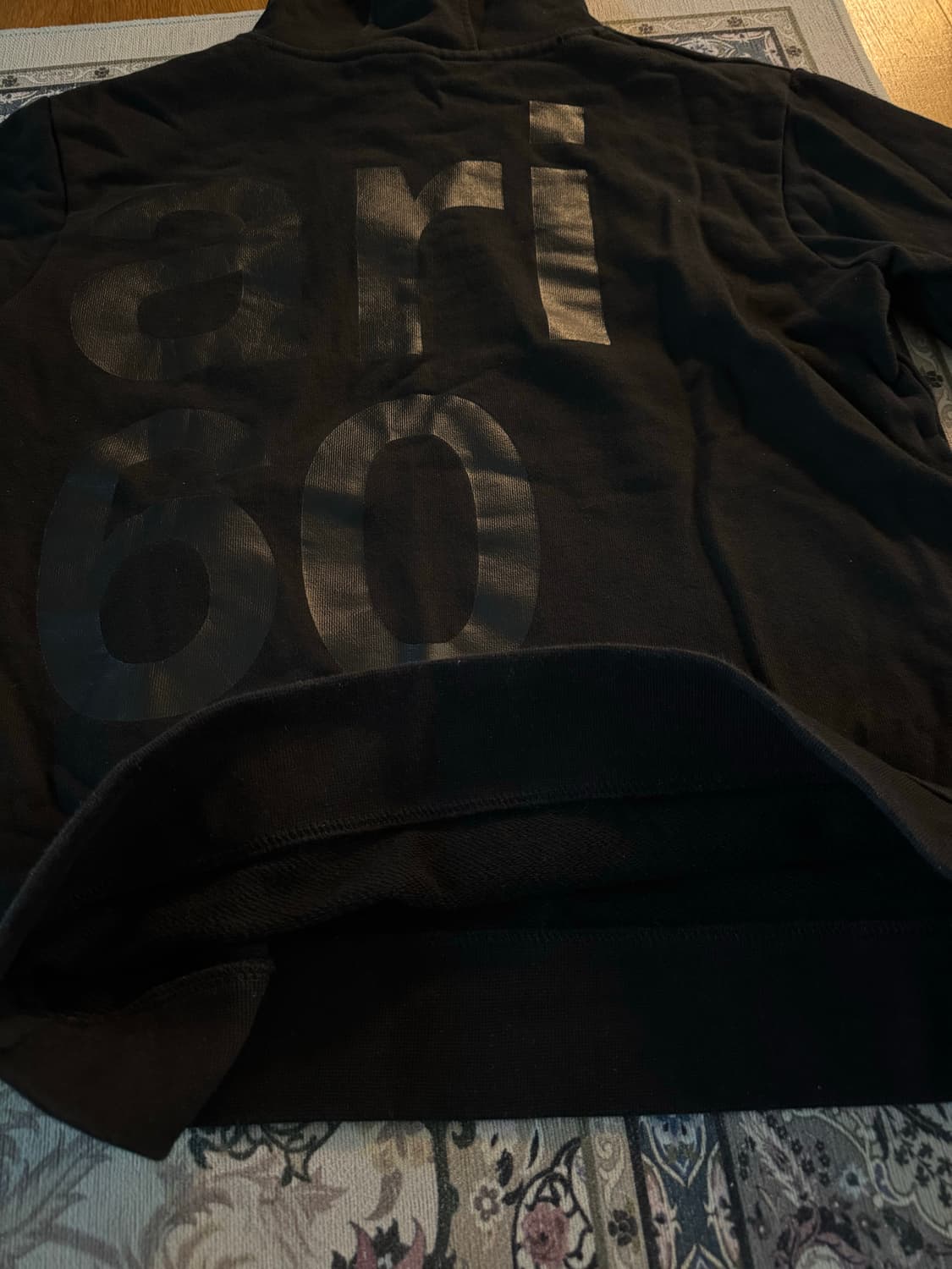 사파리스팟 1/2 베이직 후드티 블랙 0사이즈 후디 상품이미지8