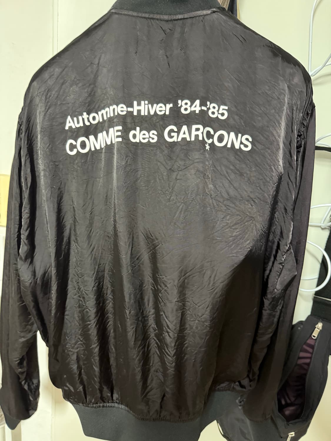 CDG '84-85 스태프 블루종 블랙 [새상품 XL] 상품이미지4