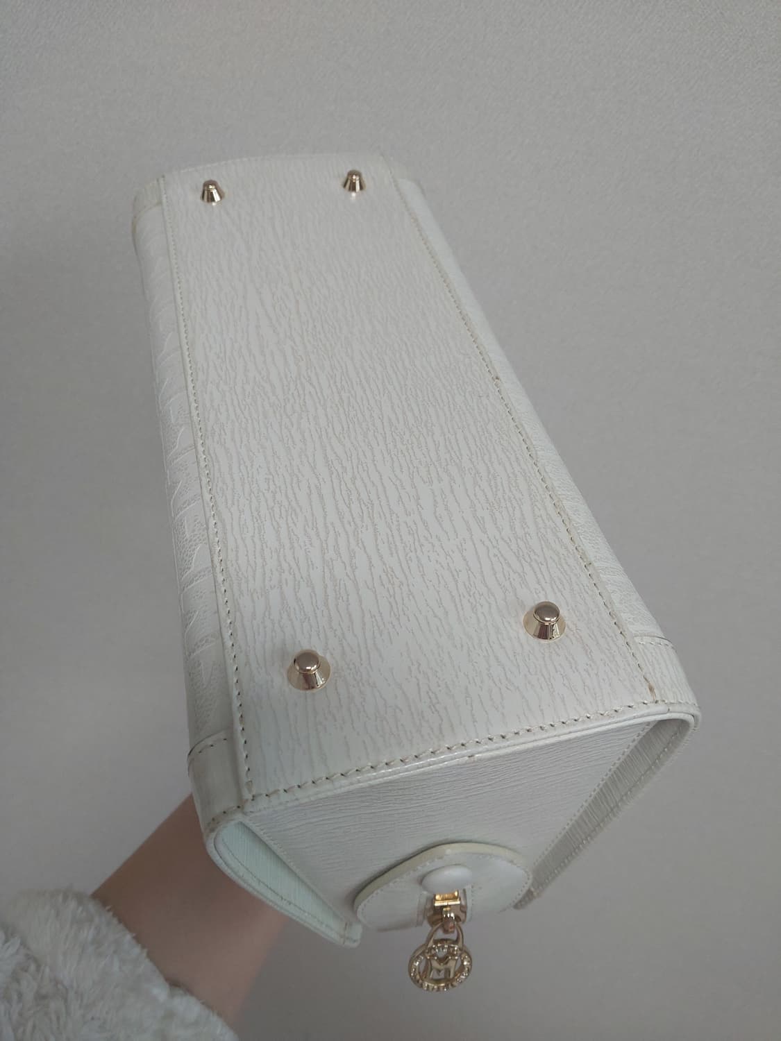 메트로시티 화이트 토트백 y2k 상품이미지7