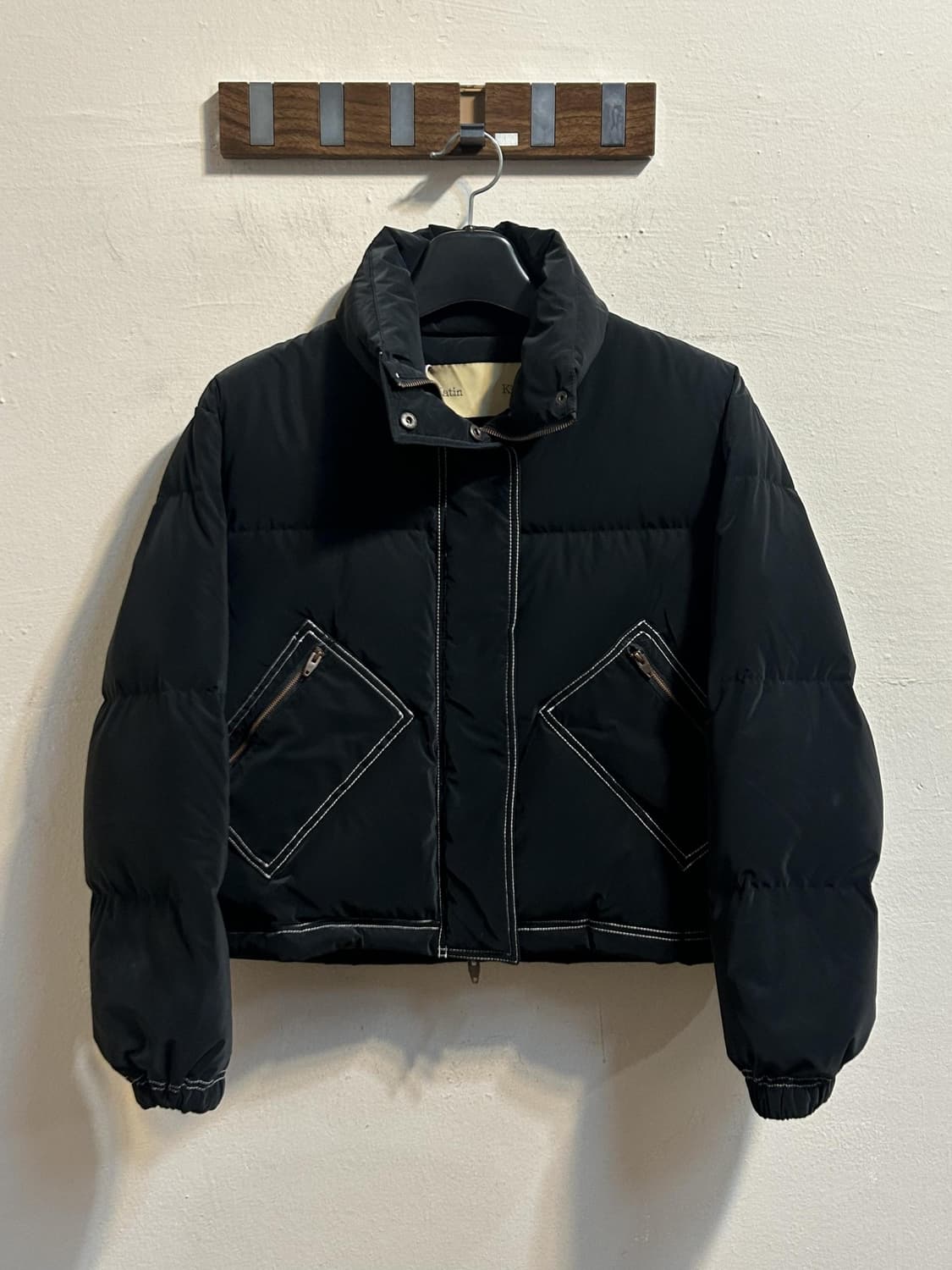 마뗑킴 스티치 숏 패딩 자켓 상품이미지1