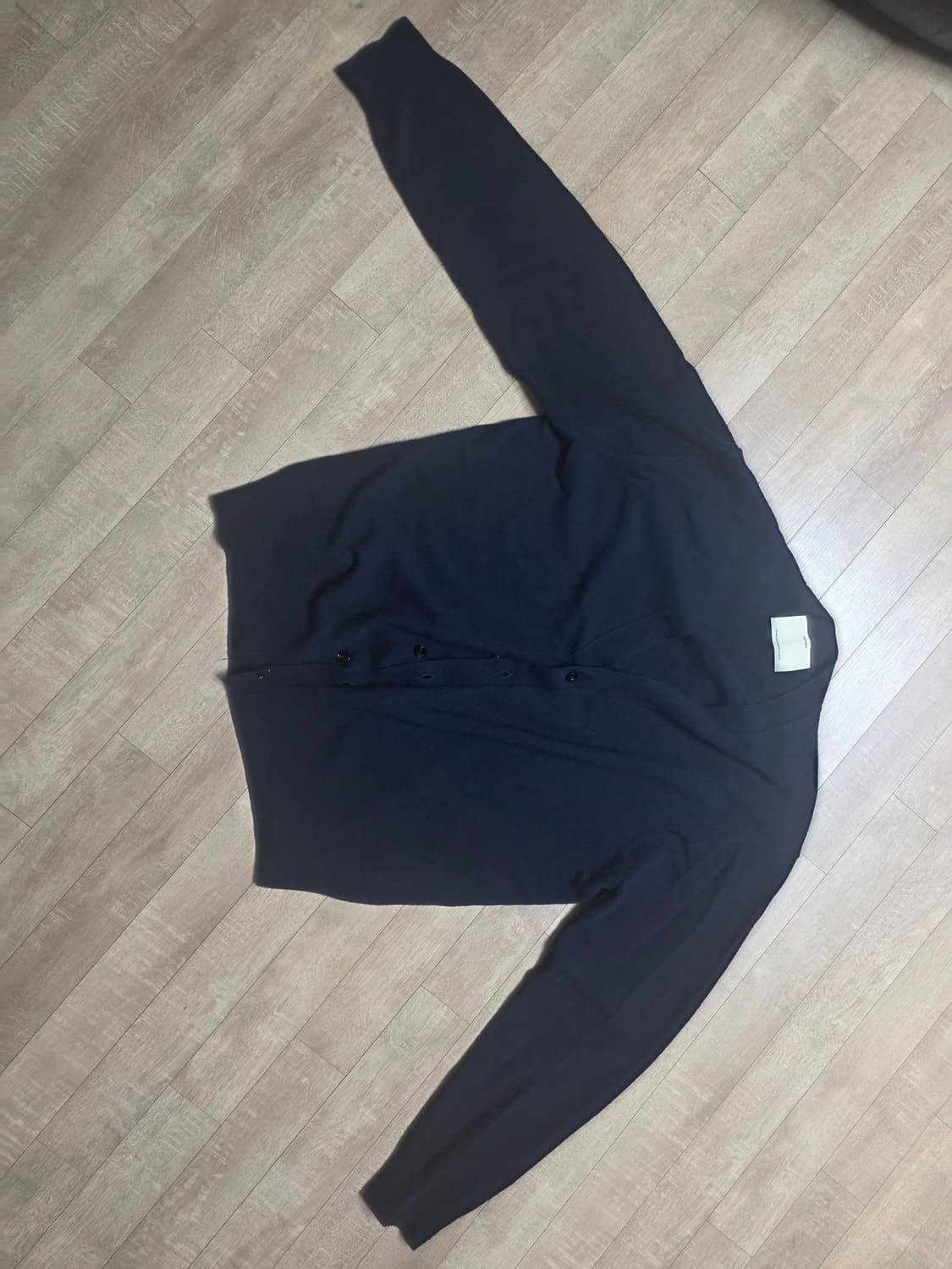 포터리 컴포트 캐시미어 가디건 다크네이비 3사이즈 상품이미지1