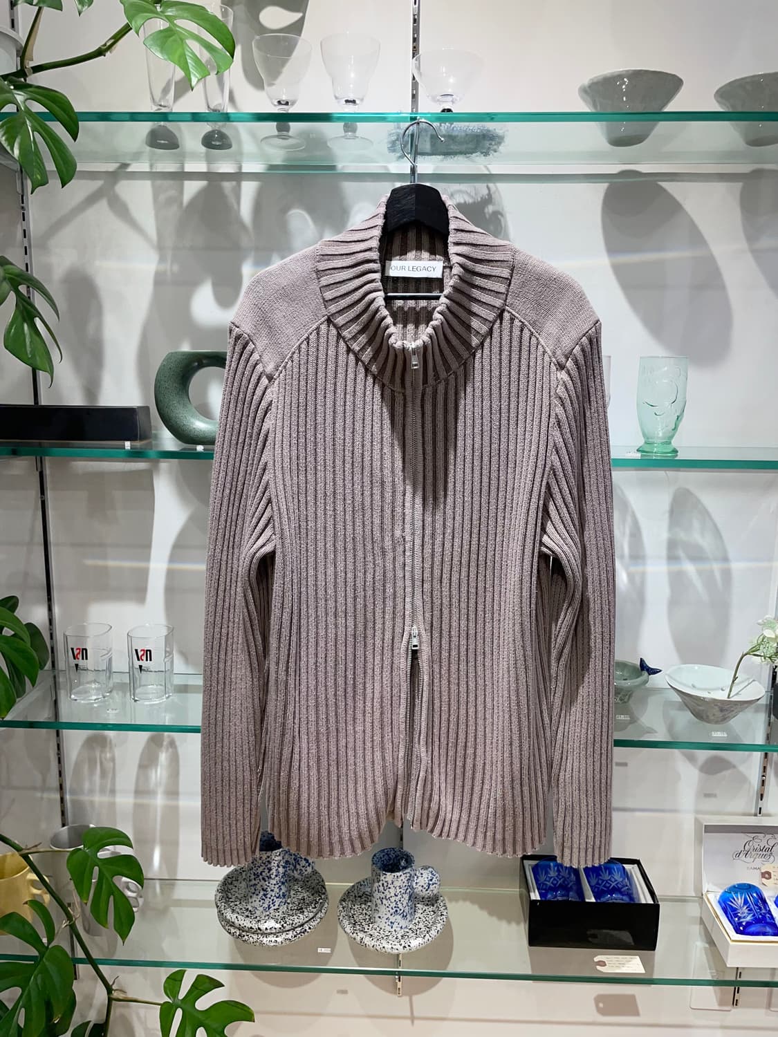 아워레가시 classic zip cardigan 상품이미지1