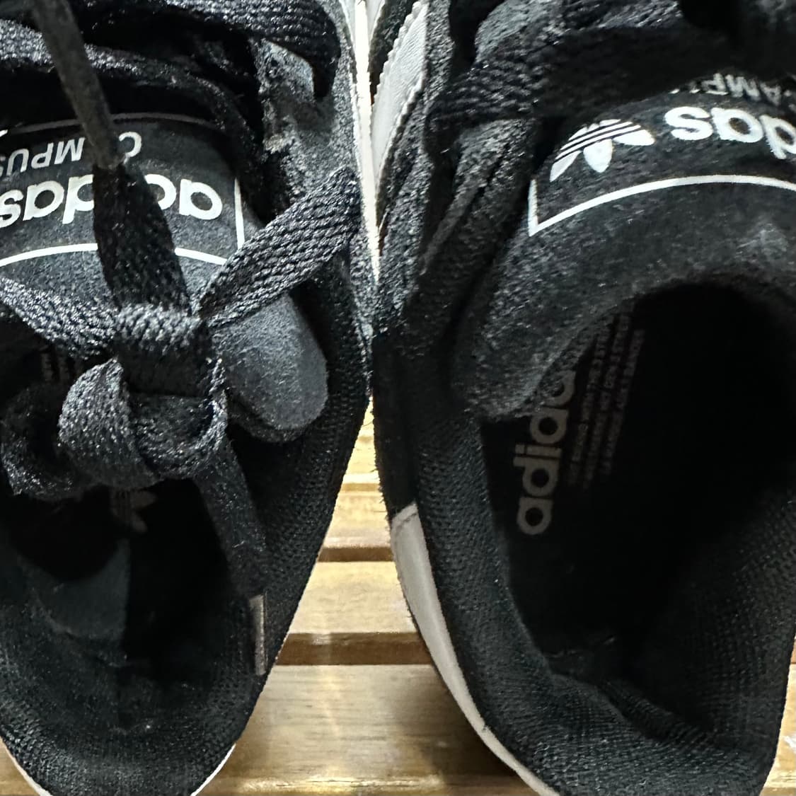 245) 아디다스 운동화 여성 여자 신발 캠퍼스 블랙 스웨이드  상품이미지8