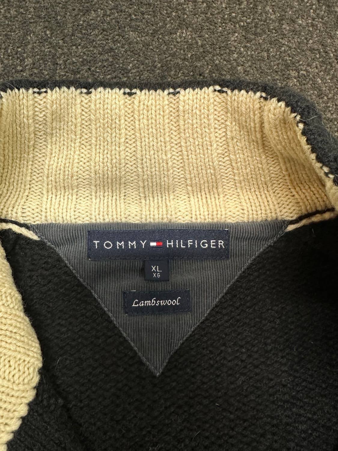 타미힐피거 램스울 노르딕 니트 XL 상품이미지5