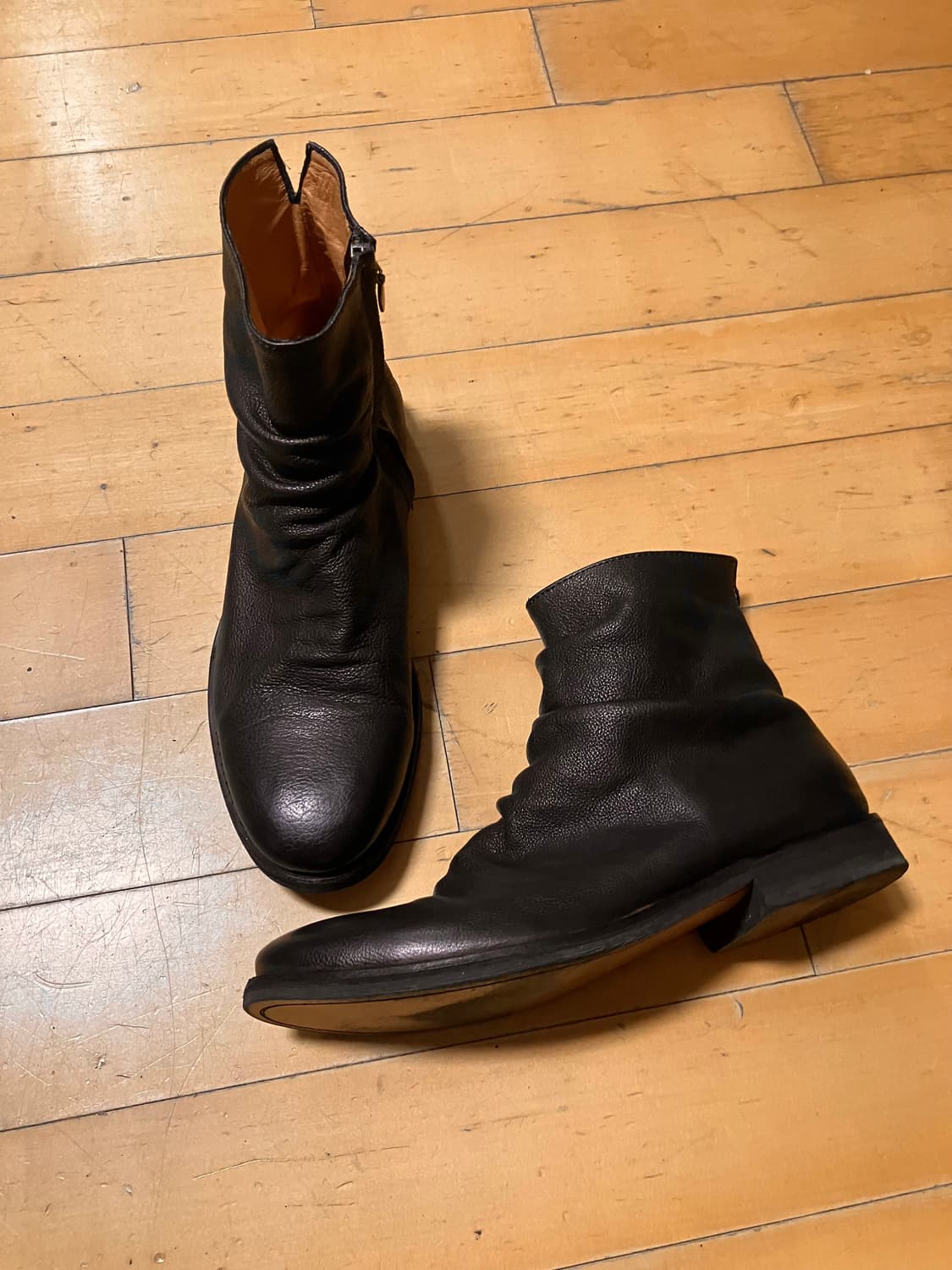 EDWARD 에드워드 레더 드레이프 부츠 41 (260) 상품이미지4