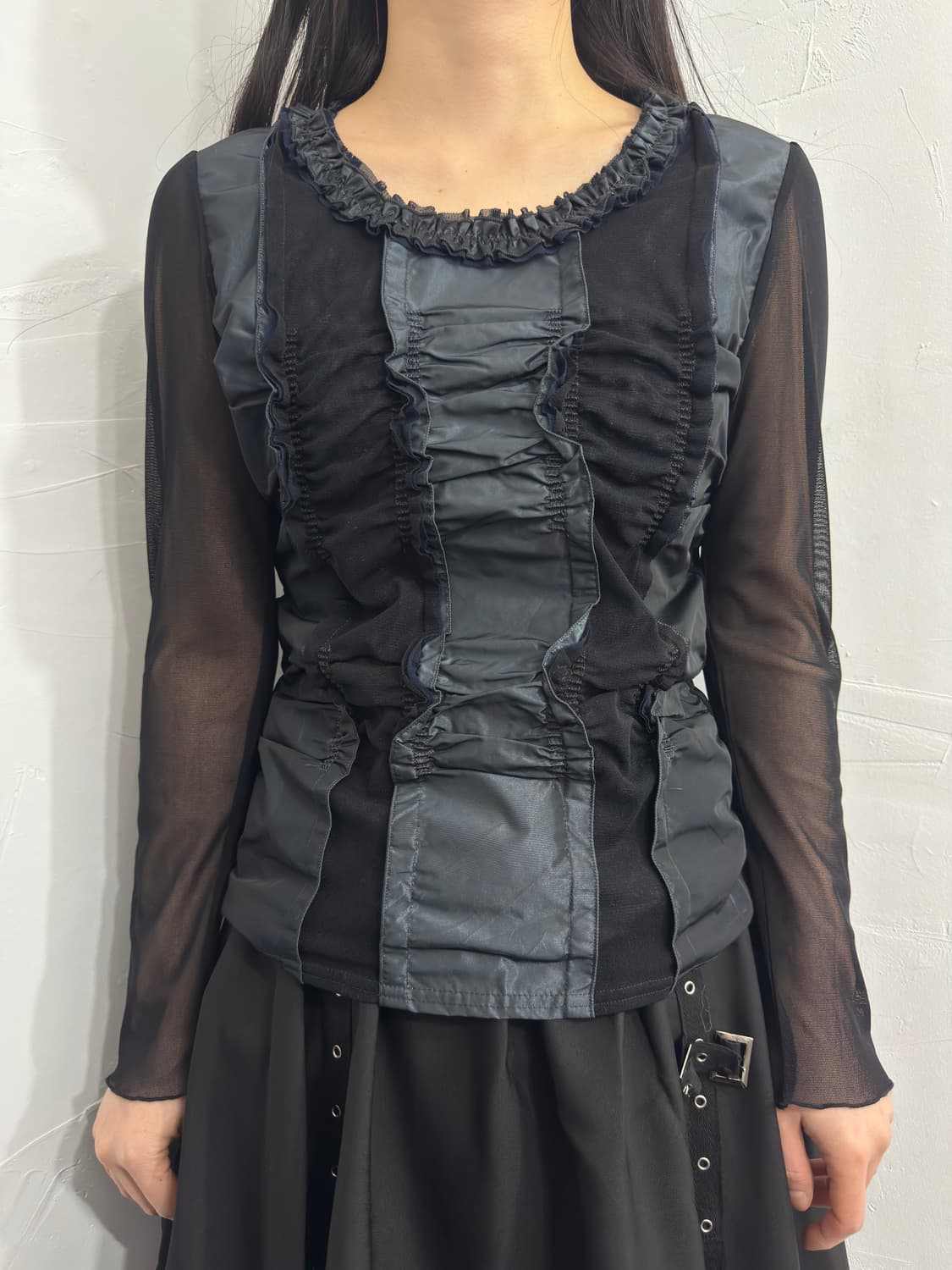 c.e.c.i.o design mesh top 상품이미지1