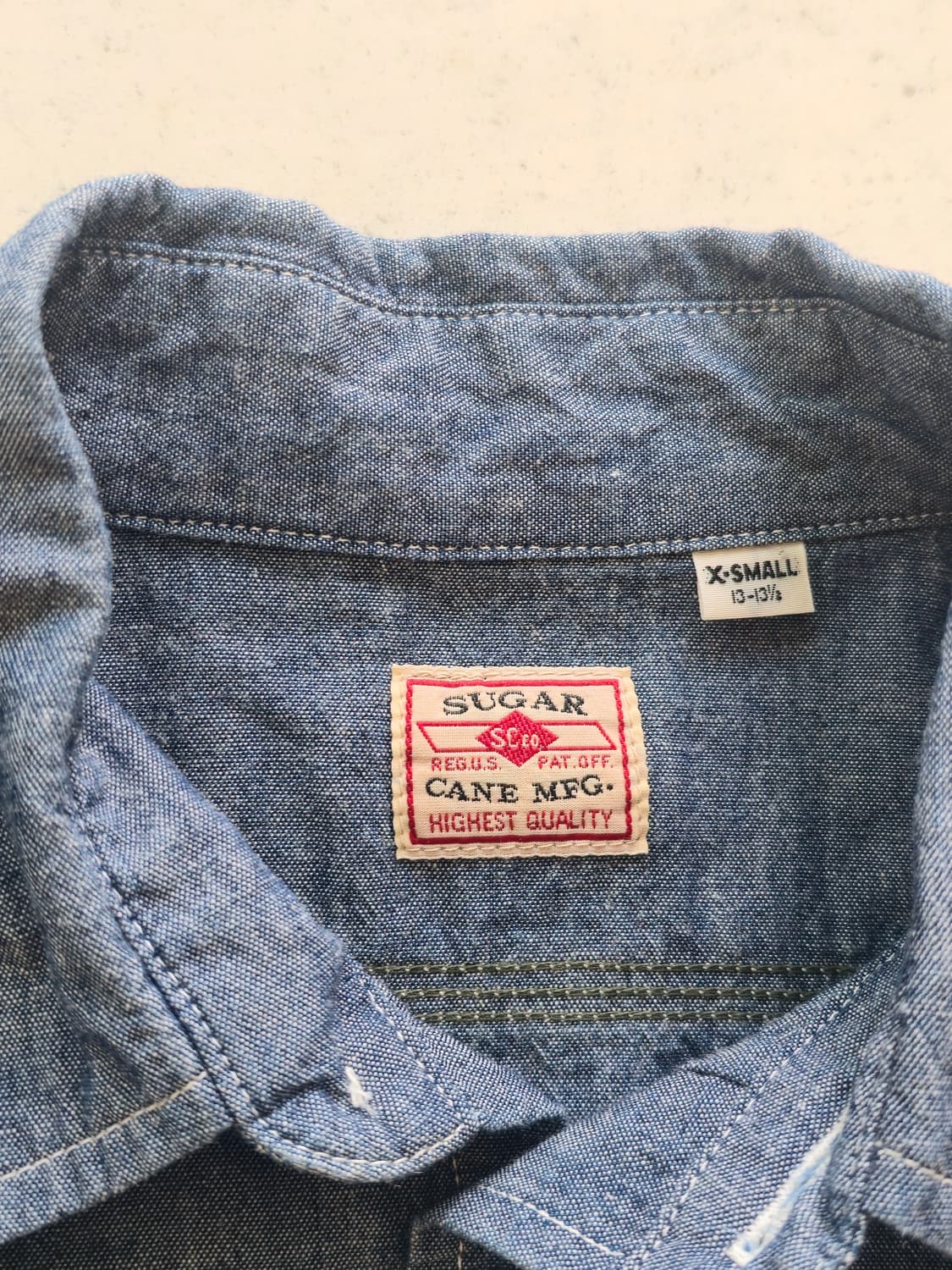 슈가케인 샴브레이 셔츠 상품이미지2