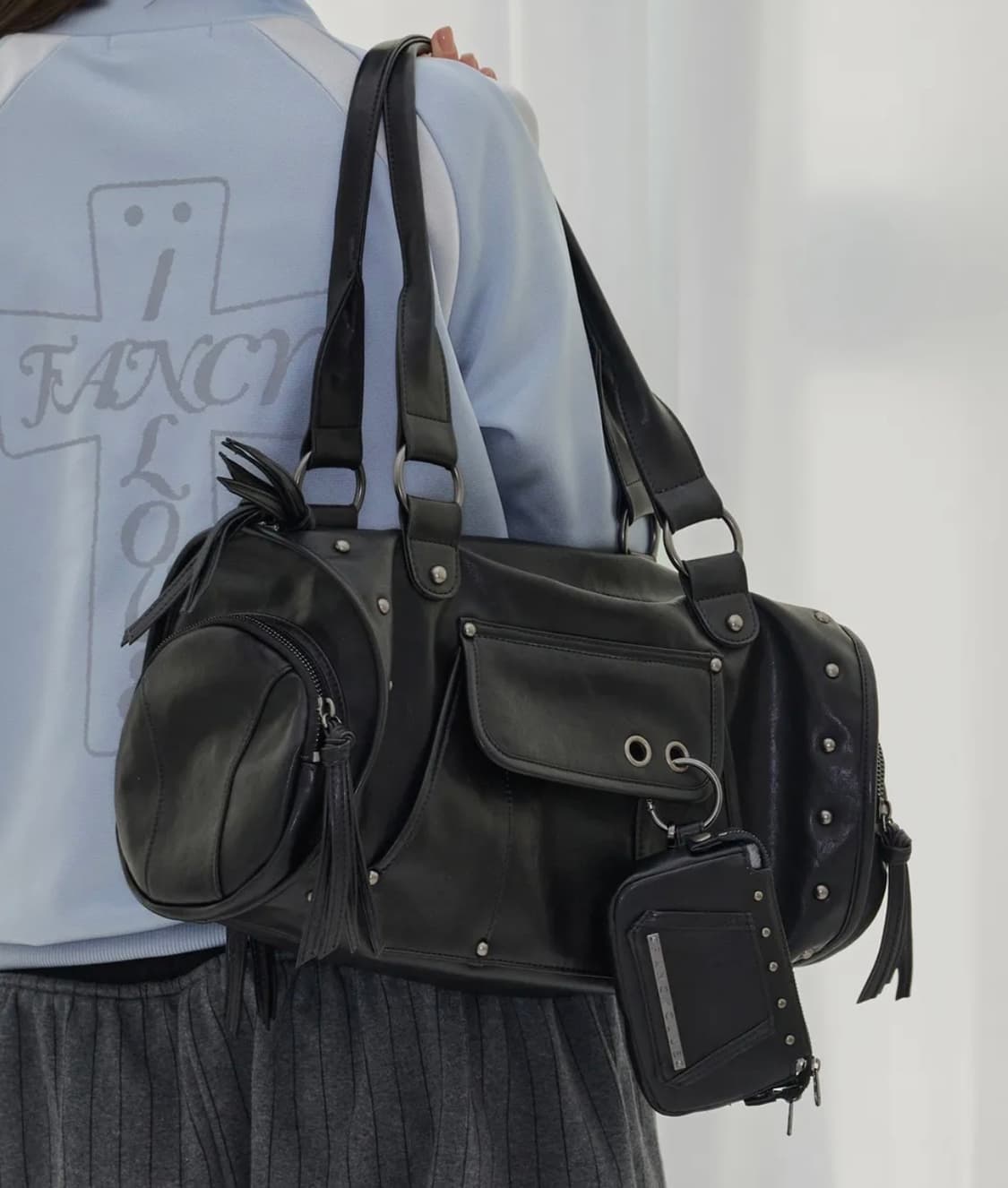 팬시클럽 베일 스터드 백 & 월렛 상품이미지4