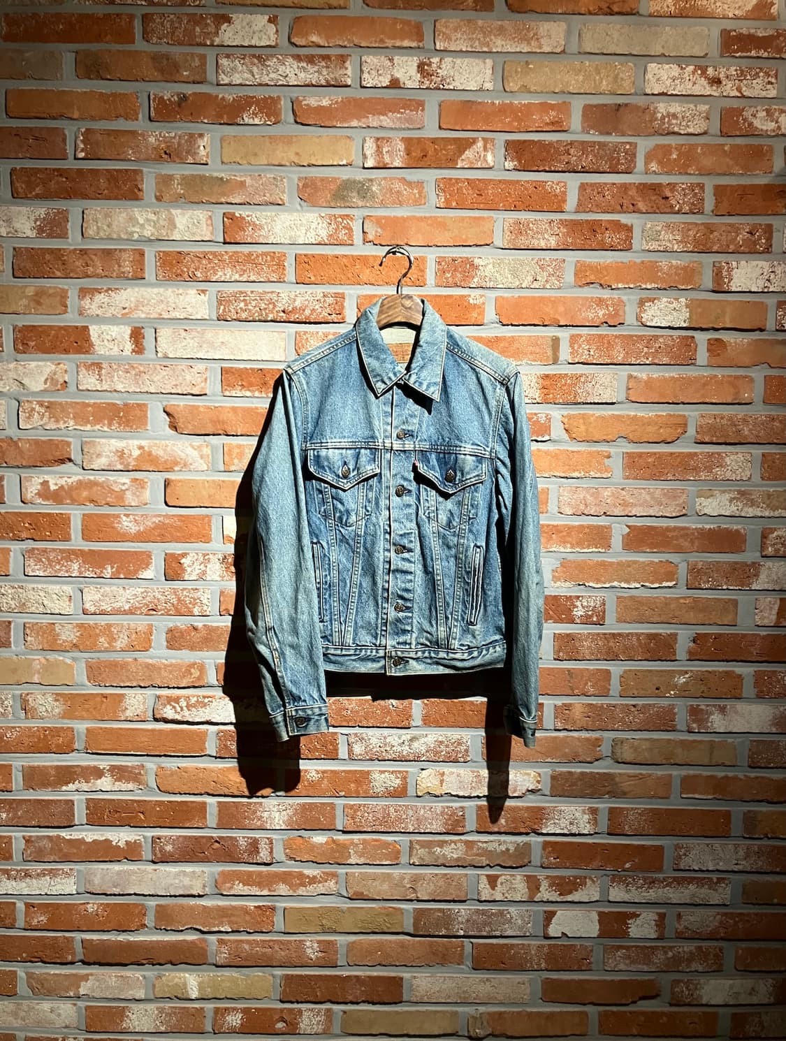 80s USA 빈티지 리바이스 3세대 데님 트러커 자켓 상품이미지1