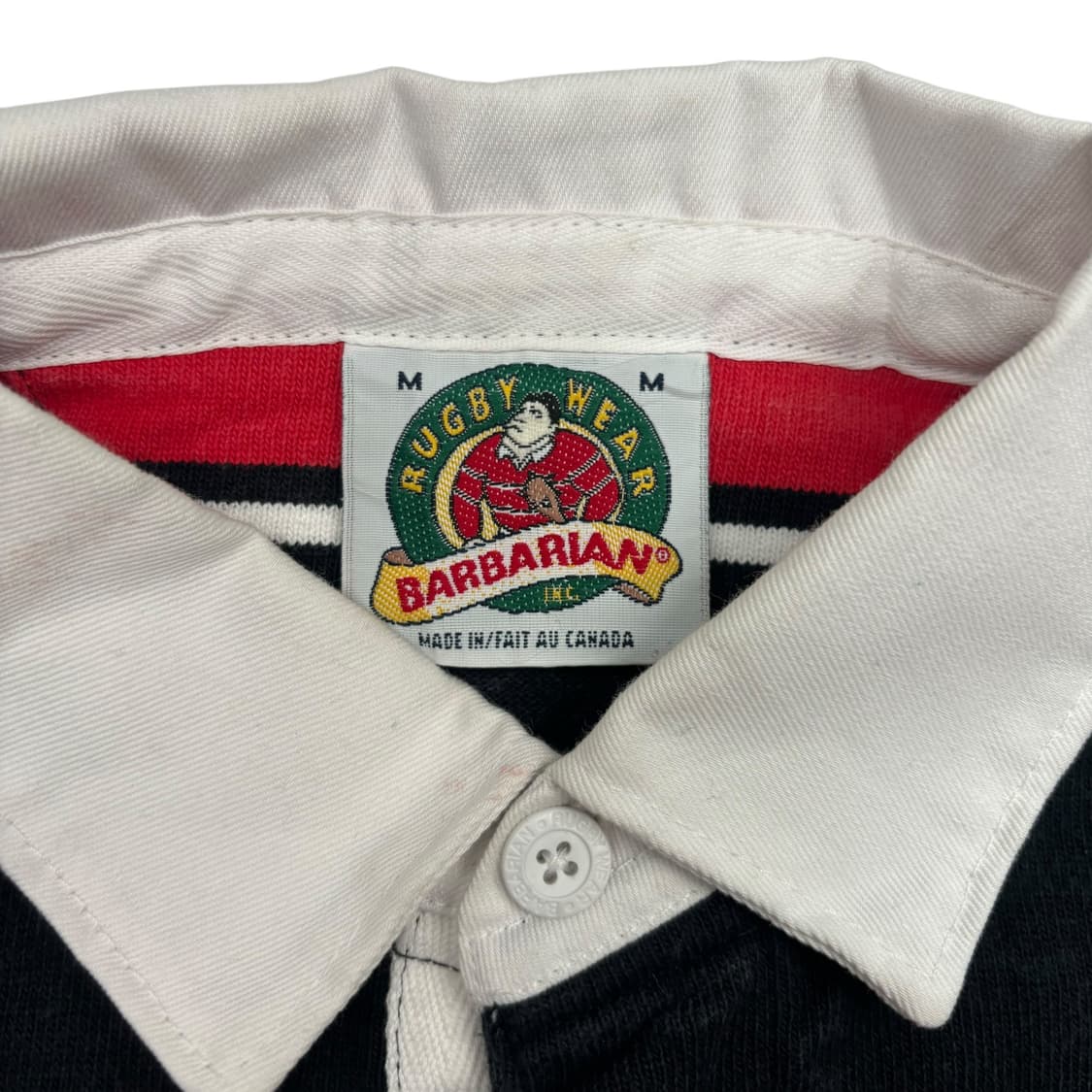 바바리안 스트라이프 럭비 셔츠 M 상품이미지7