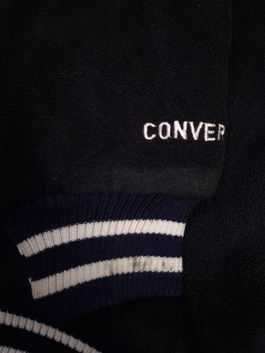 오리지날 90's 일본판 컨버스 자수로고 후리스 자켓 상품이미지5