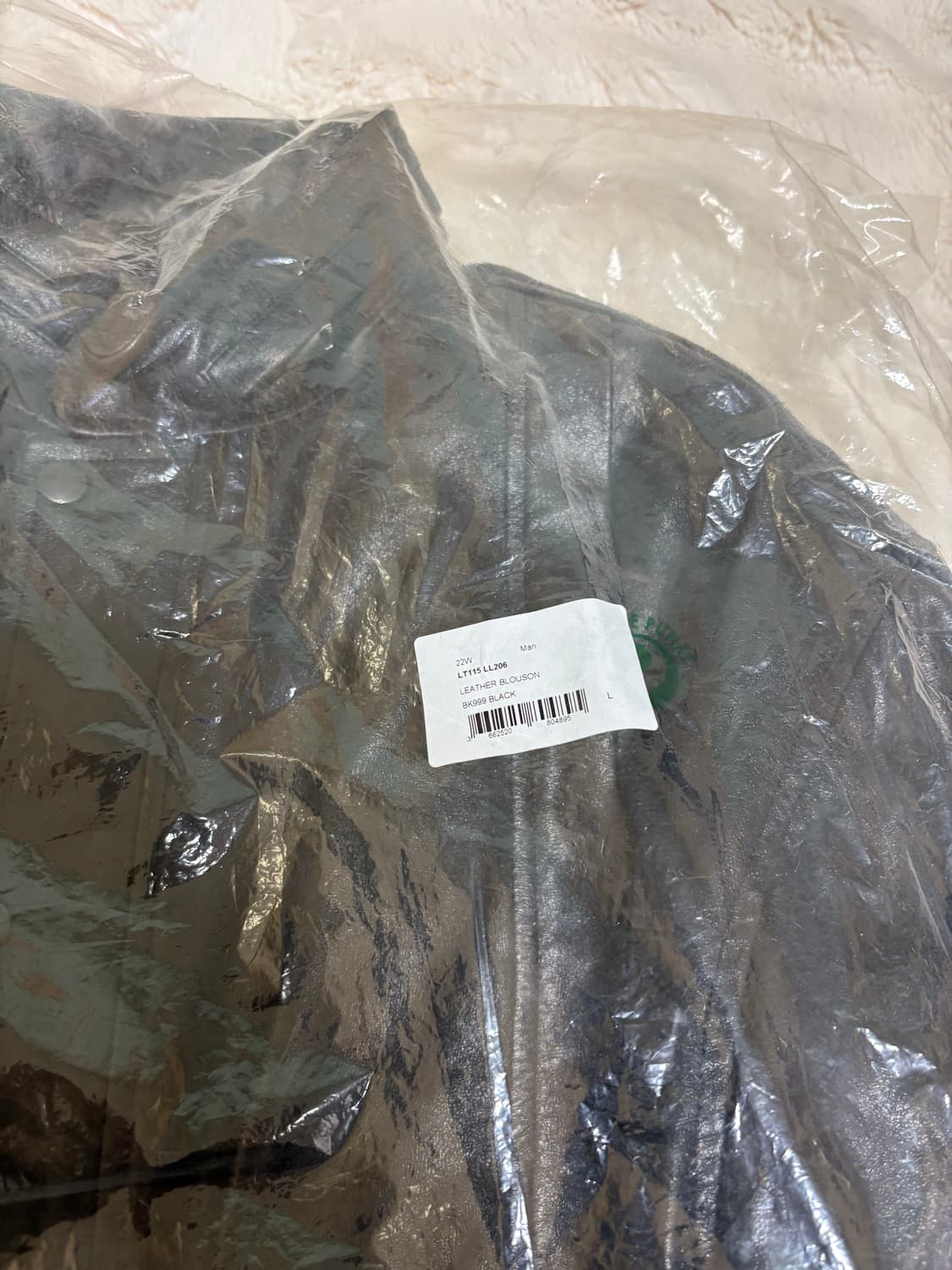 르메르 22fw 레더 블루종 자켓 블랙 / L 상품이미지10