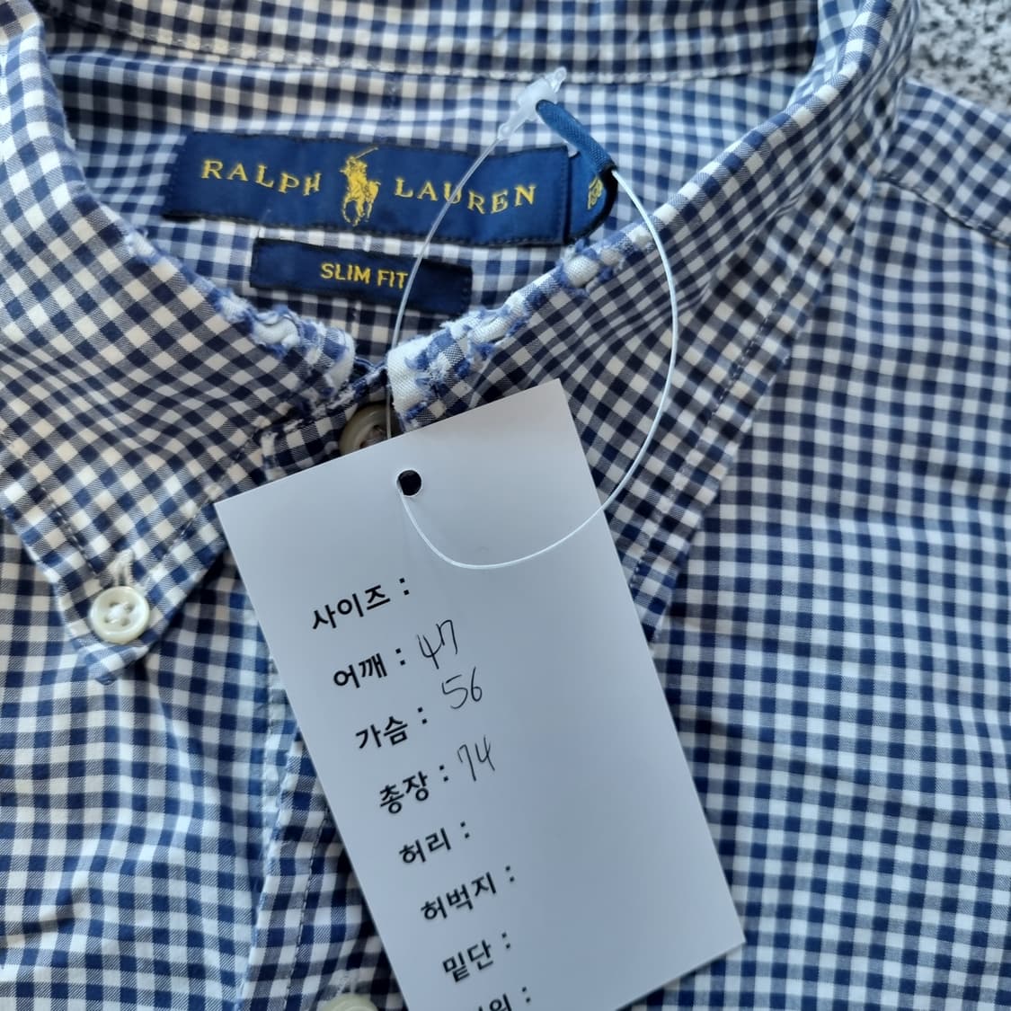 폴로 랄프로렌 체크셔츠  상품이미지7
