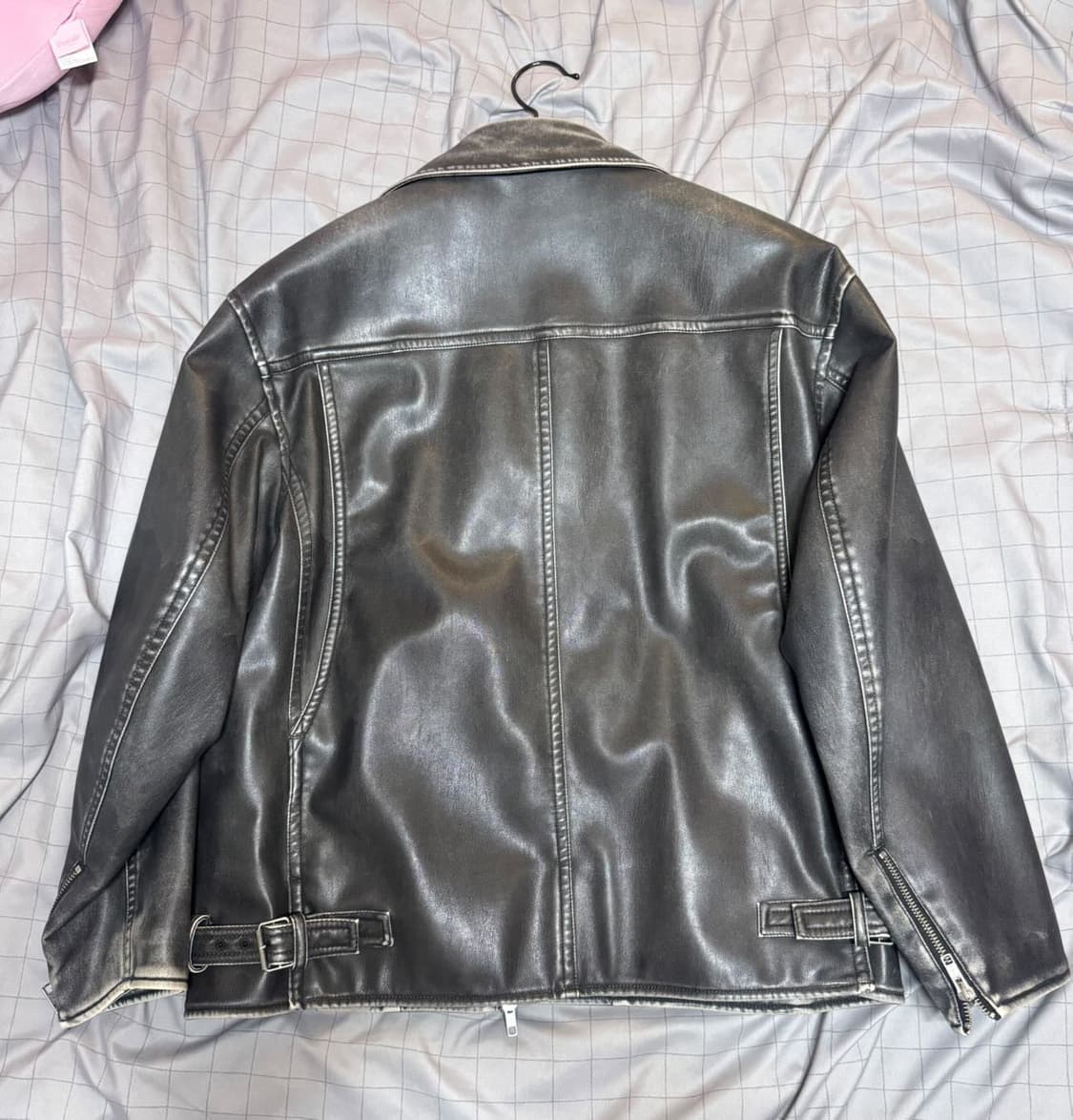 Insilence leather jacket men 상품이미지3